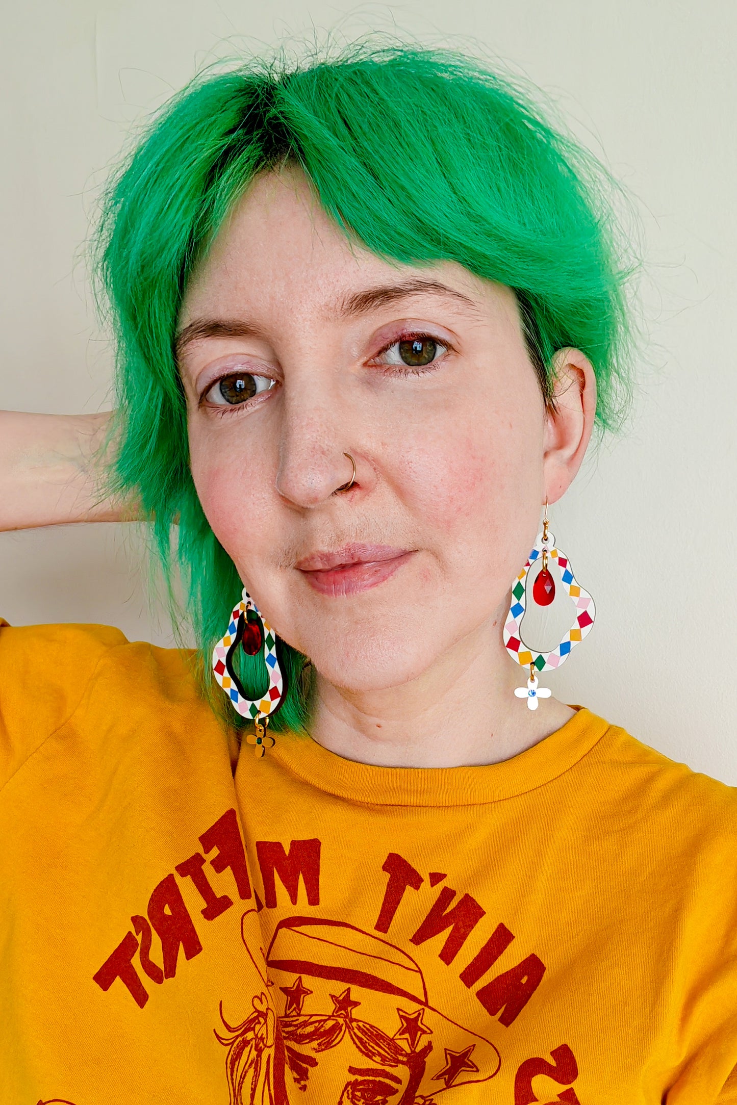 Abstract HarleQueen Earrings