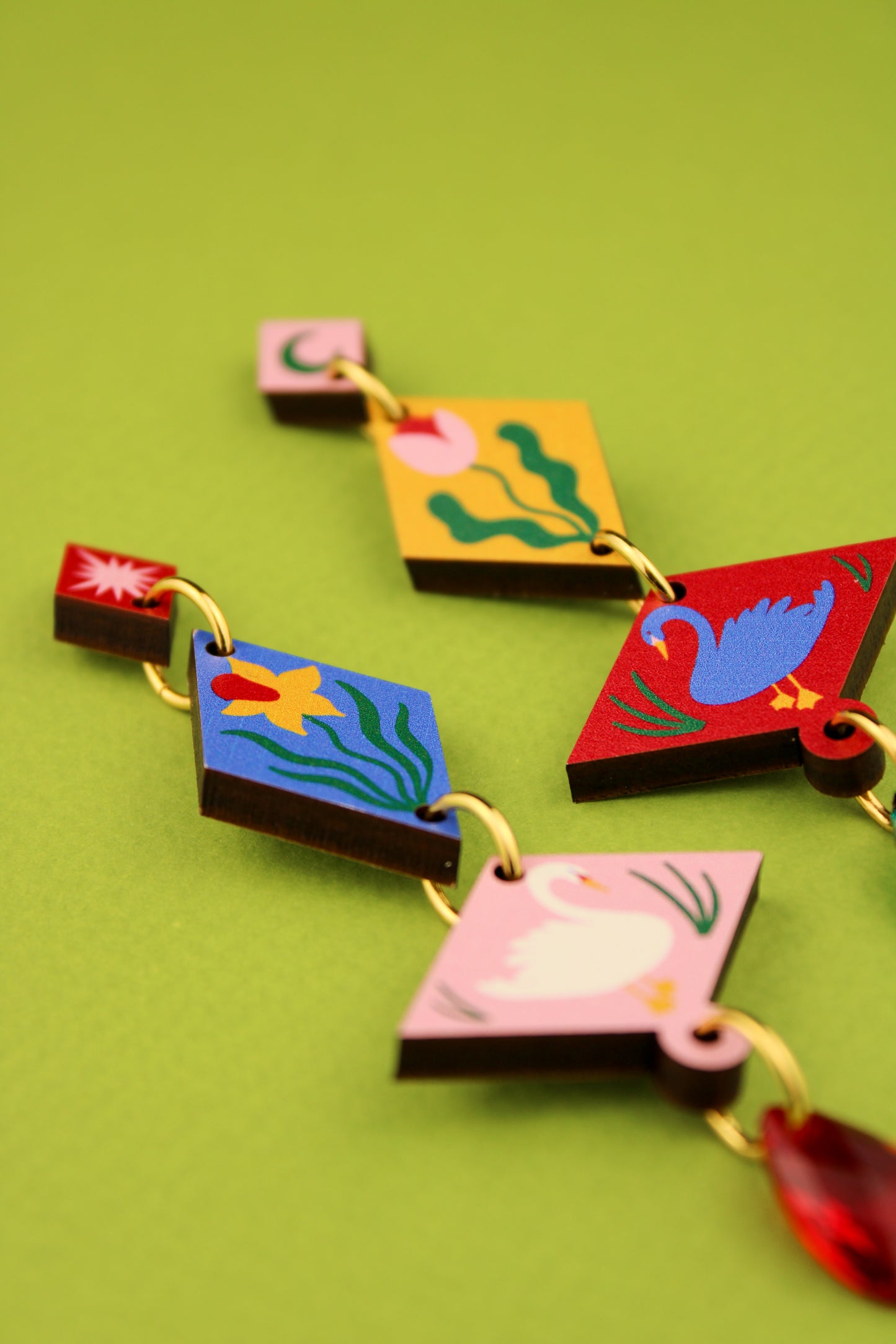 Spring Harlequin Earrings