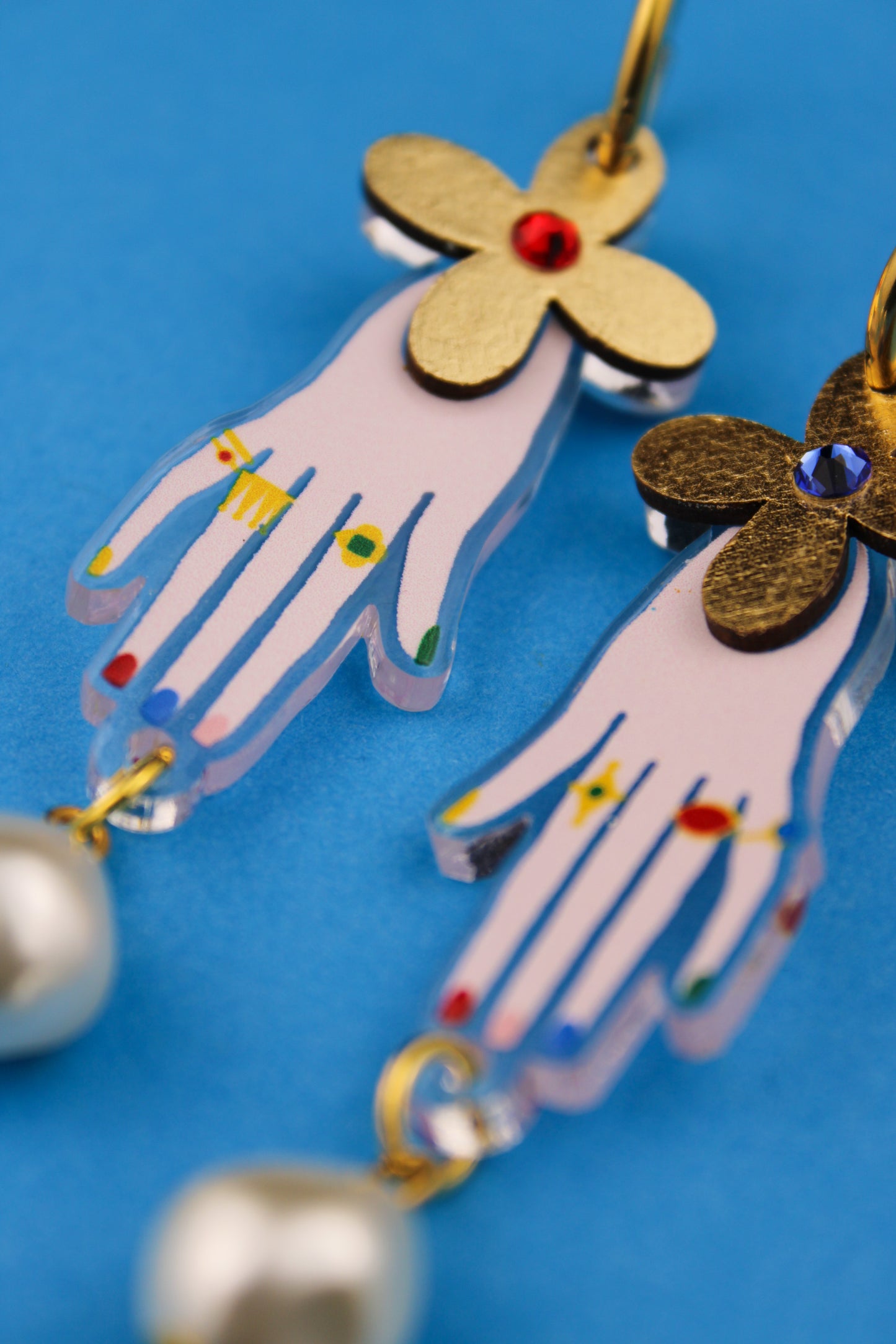 Tudor Hand Earrings