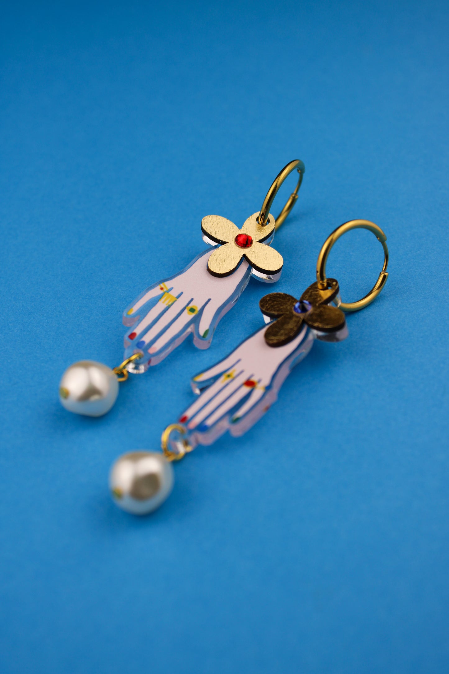 Tudor Hand Earrings