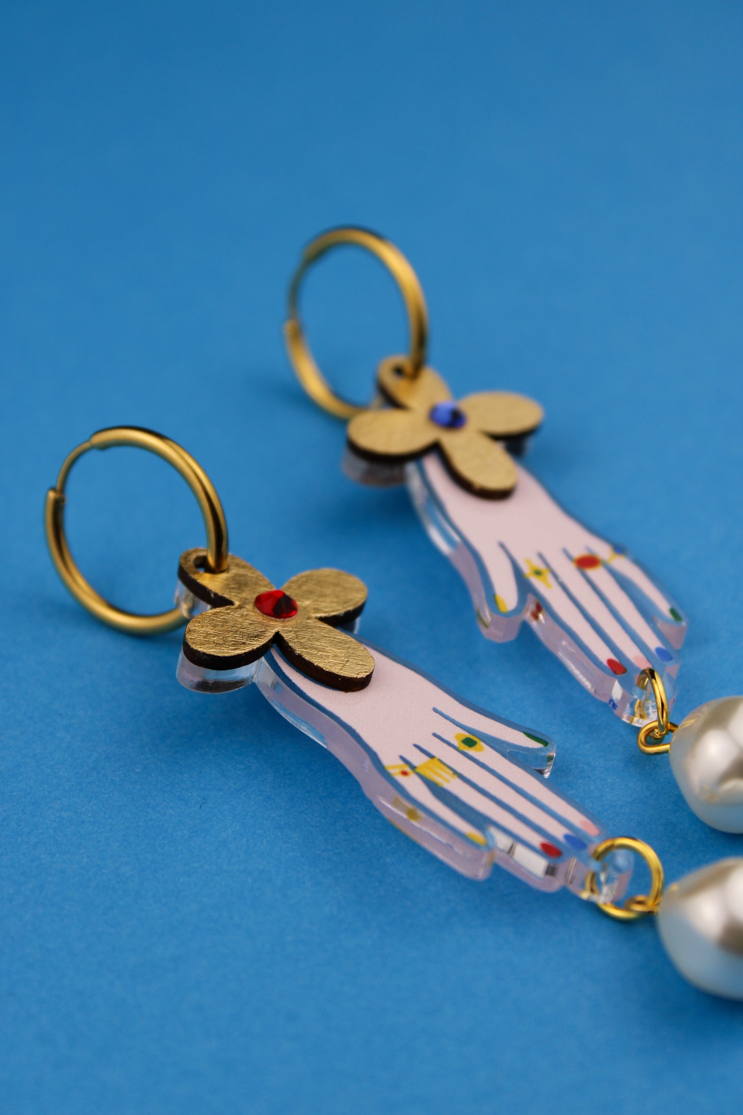 Tudor Hand Earrings