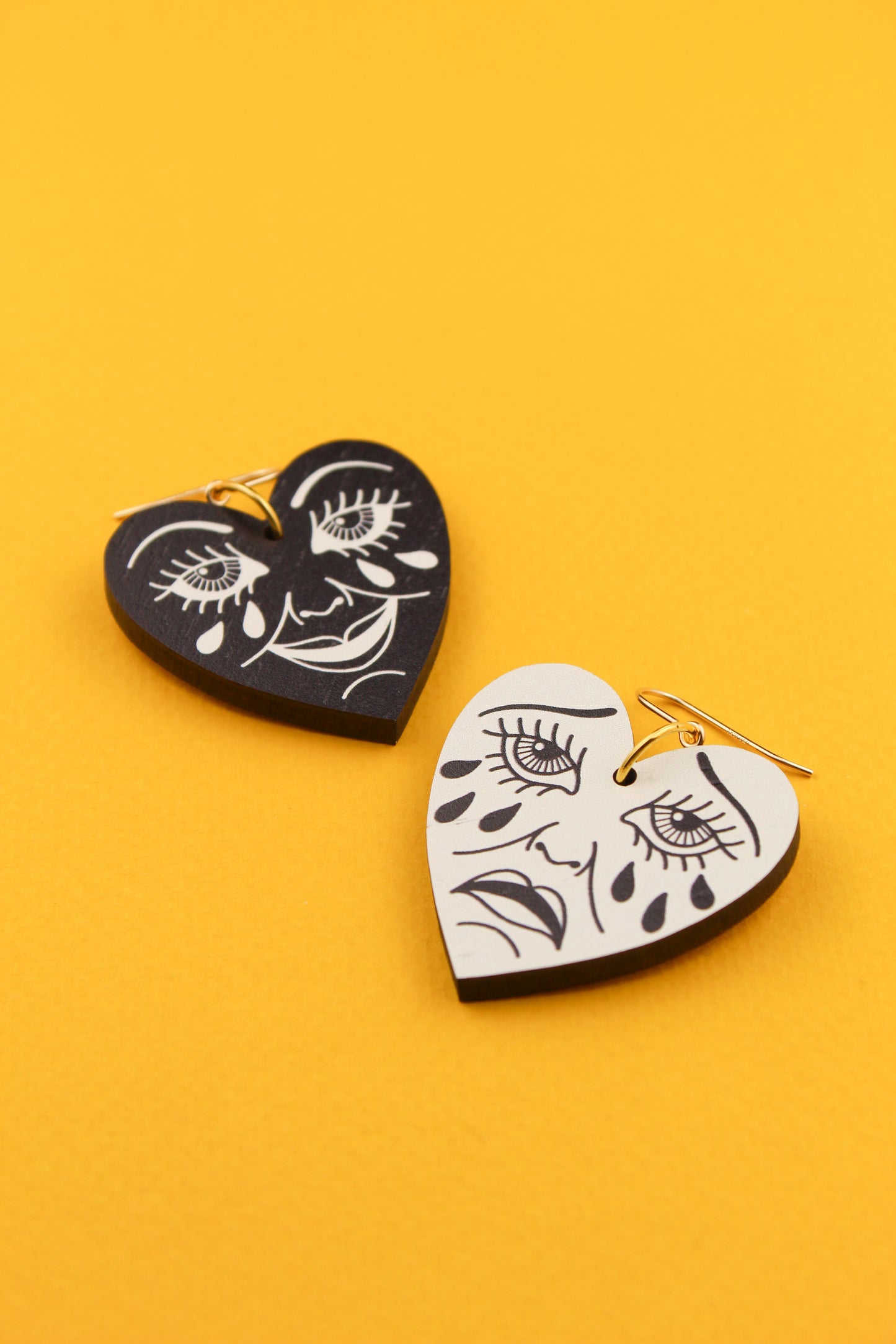 Black and White Mood Swings Earrings