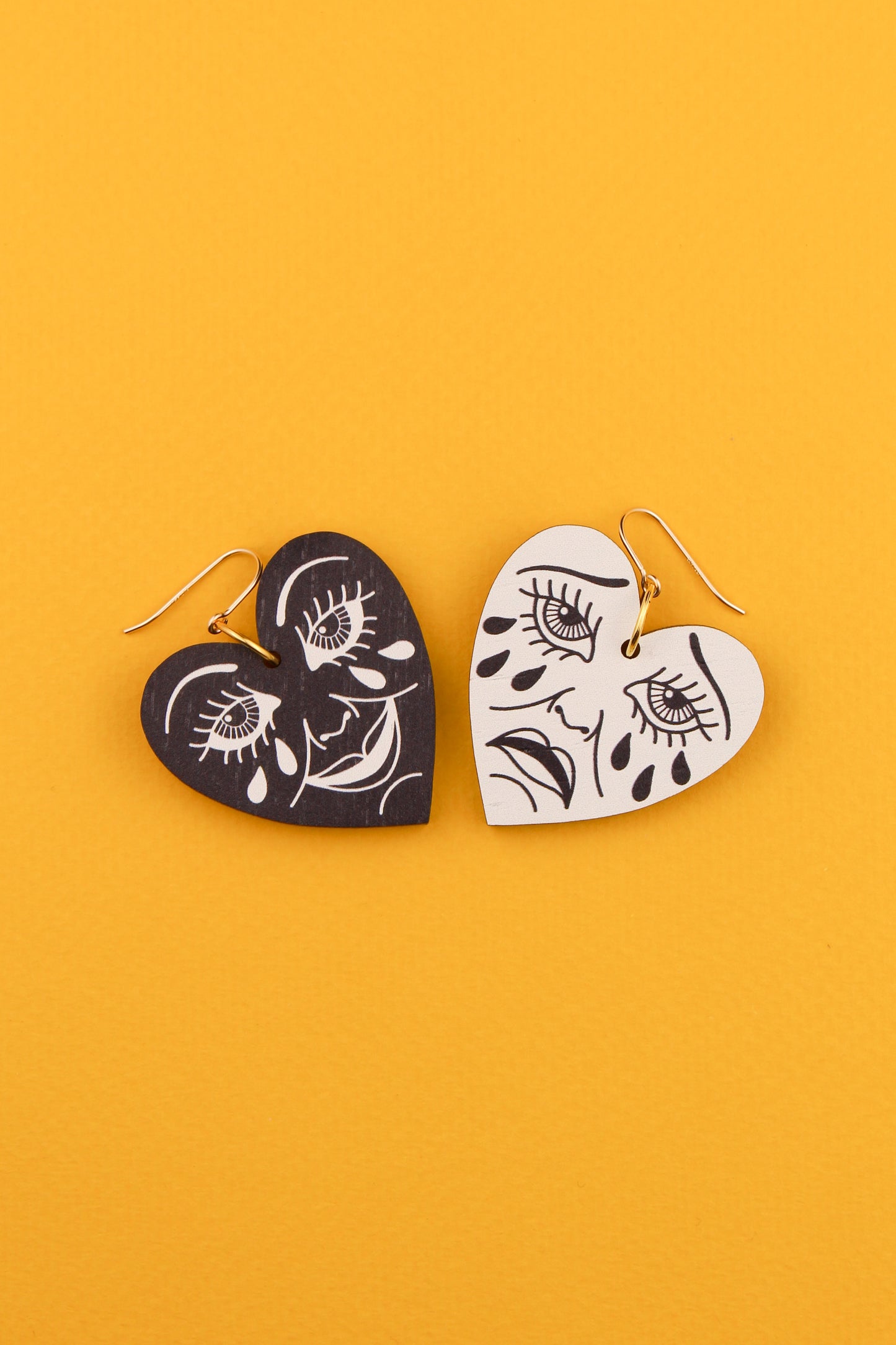 Black and White Mood Swings Earrings