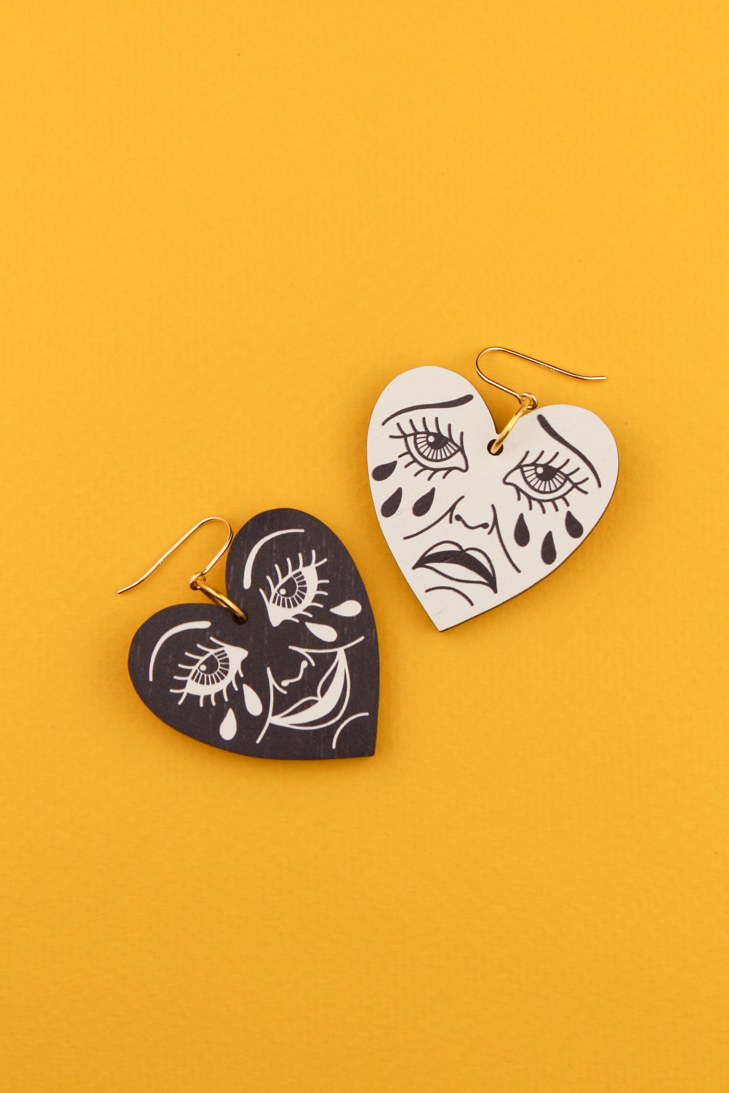 Black and White Mood Swings Earrings