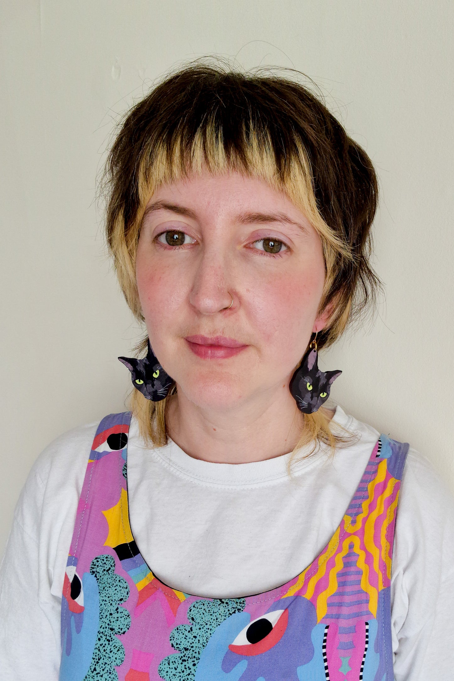 Black Cat Earrings