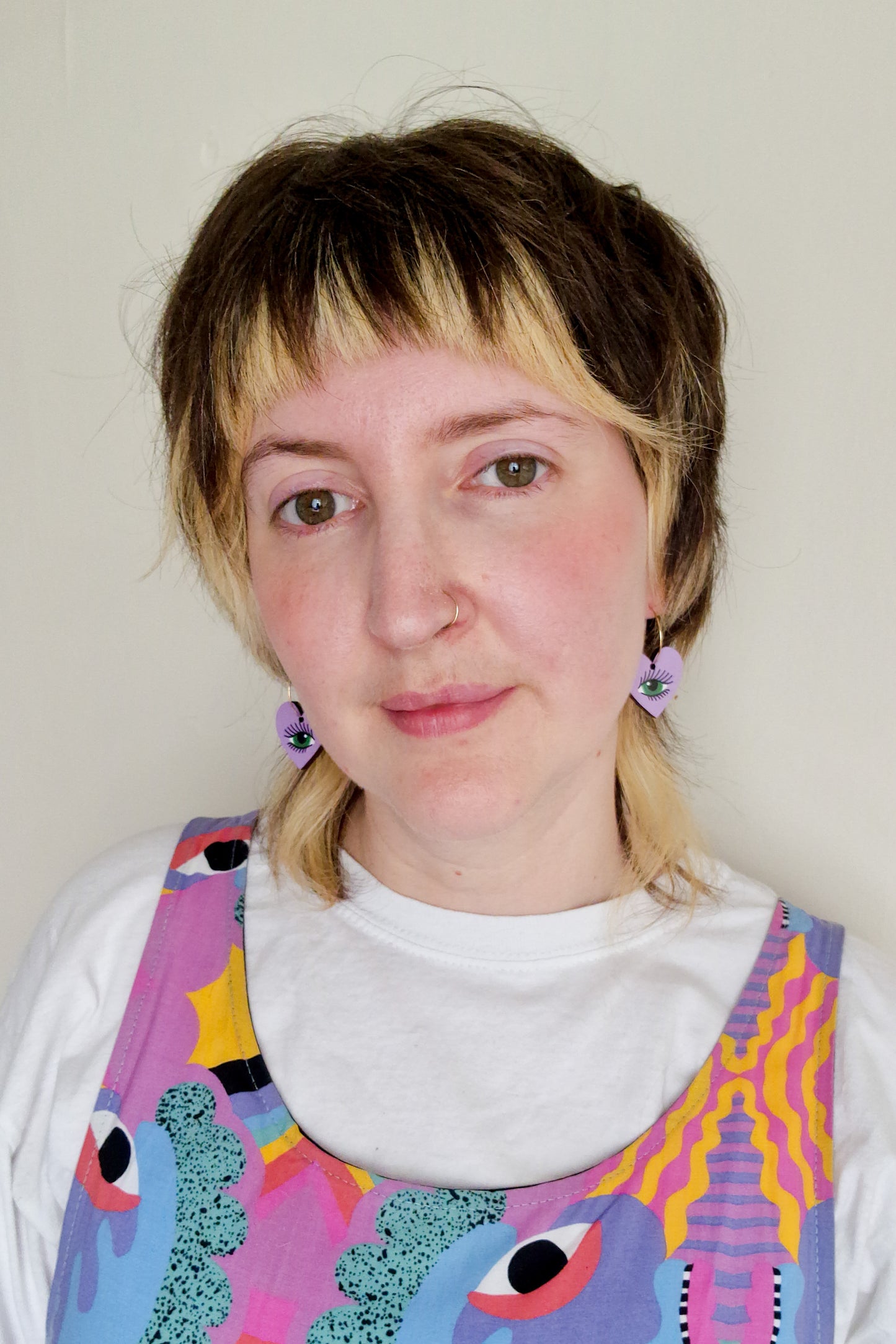 Lilac Lovers Eye Earrings