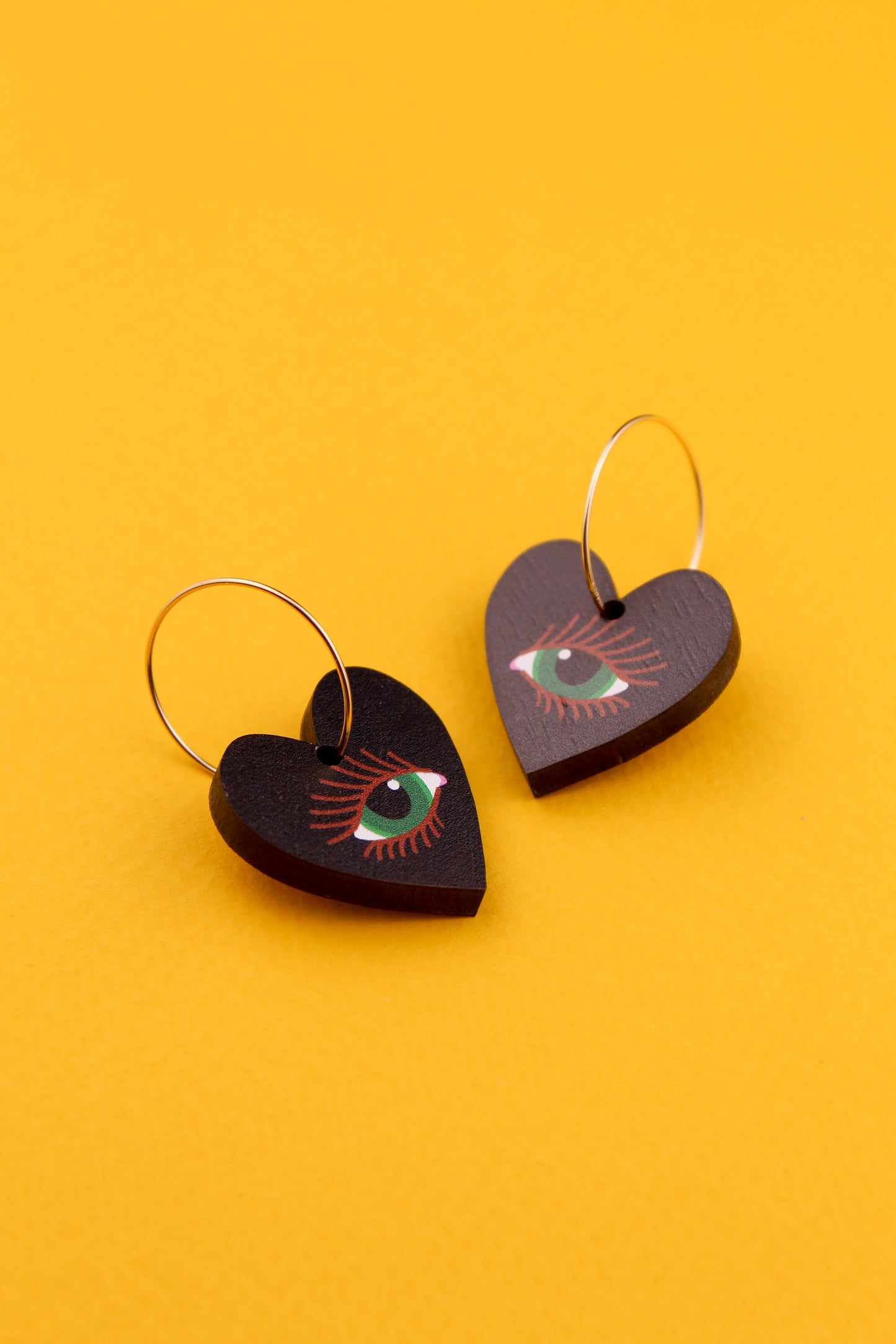 Black Lovers Eye Earrings