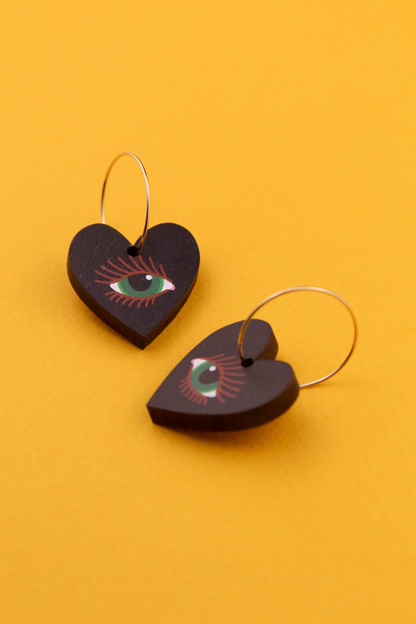 Black Lovers Eye Earrings