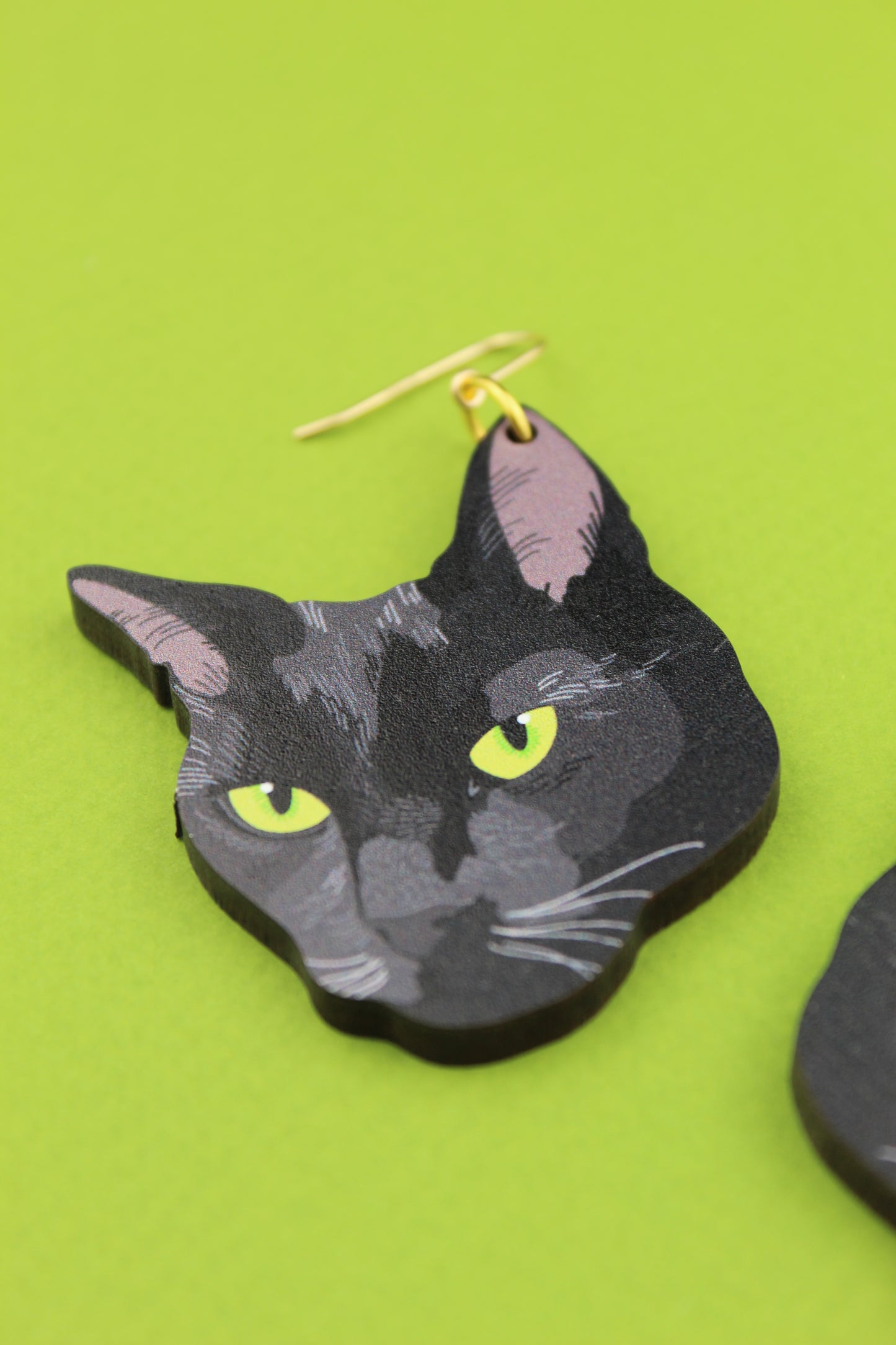 Black Cat Earrings
