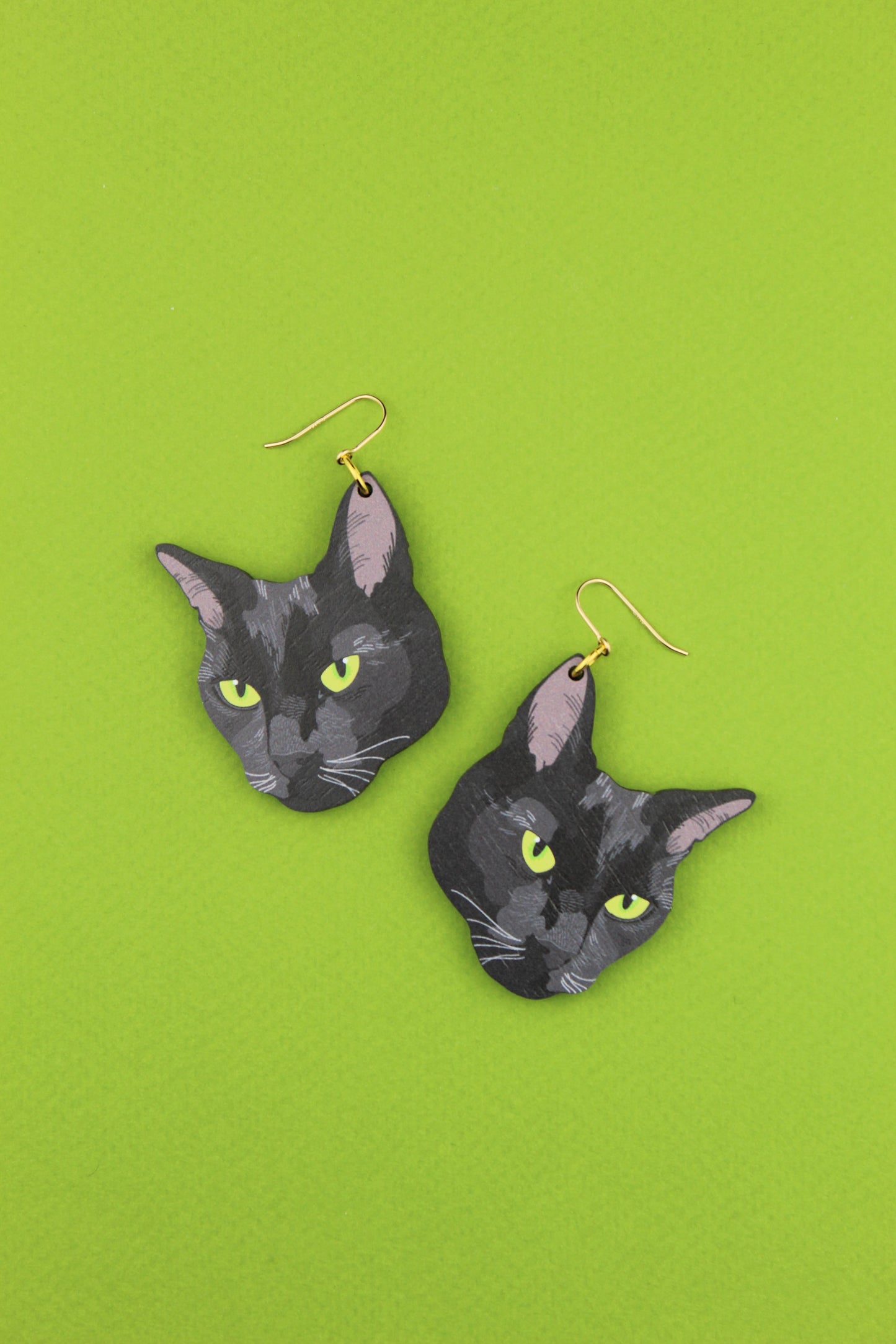 Black Cat Earrings