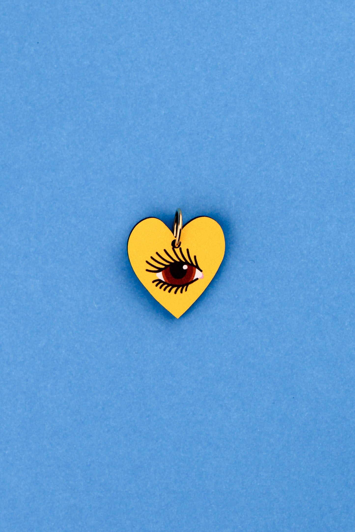 Yellow Lovers Eye Charm