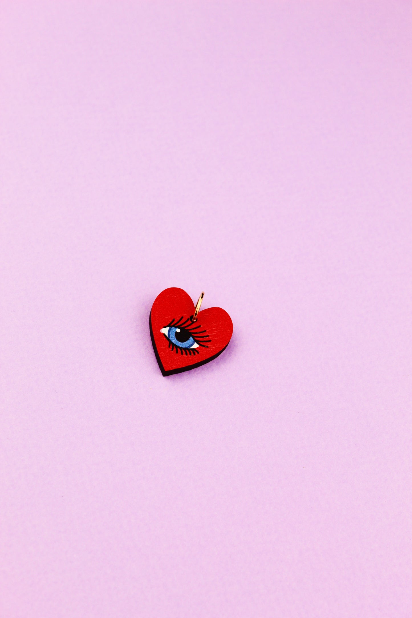 Red Lovers Eye Charm