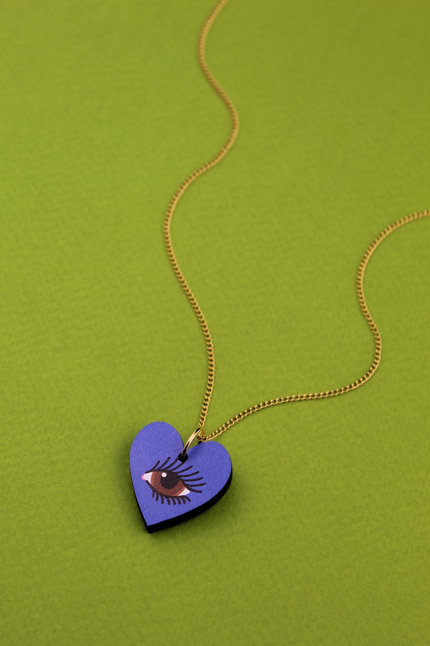 Blue Lovers Eye Pendant Necklace