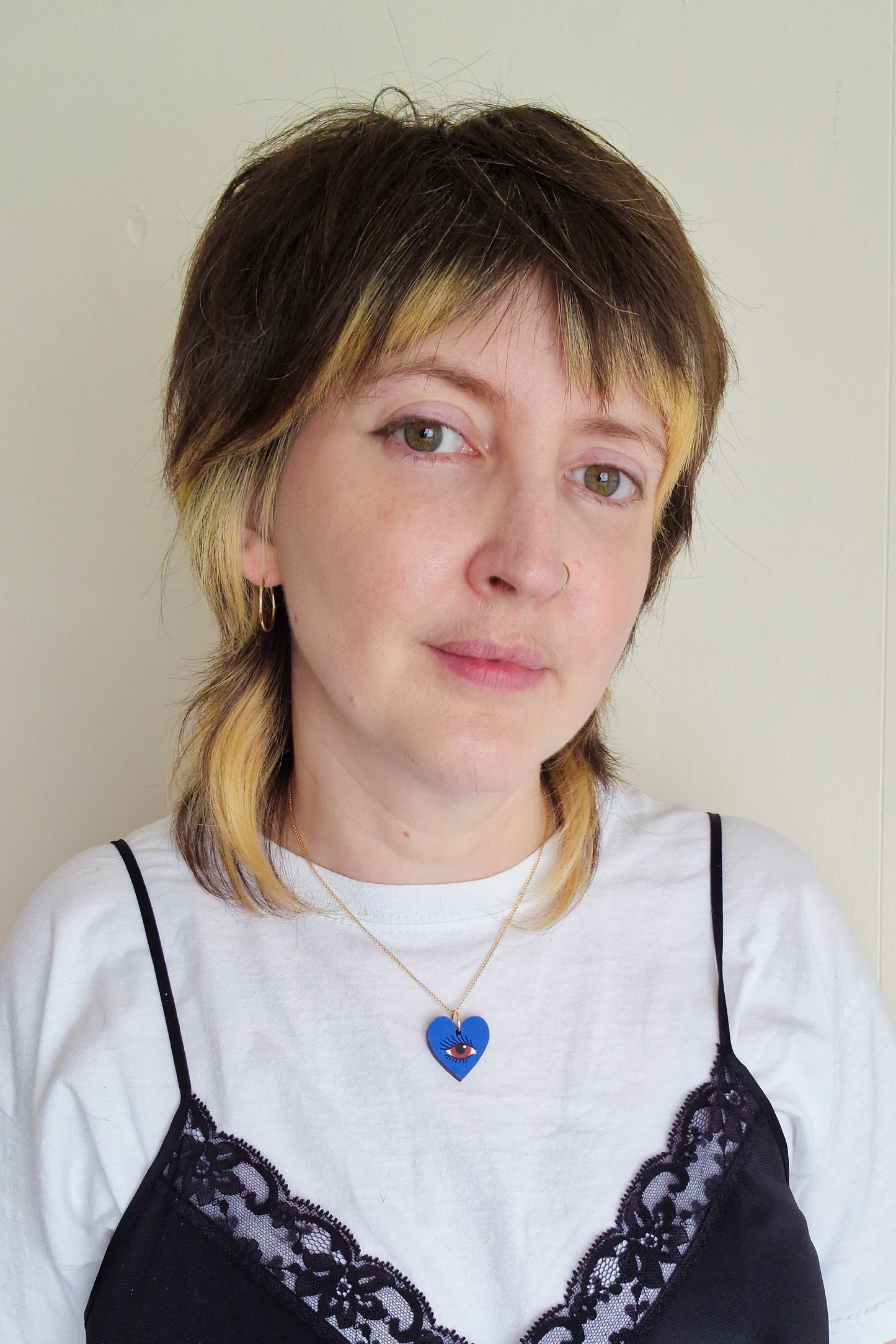 Blue Lovers Eye Pendant Necklace