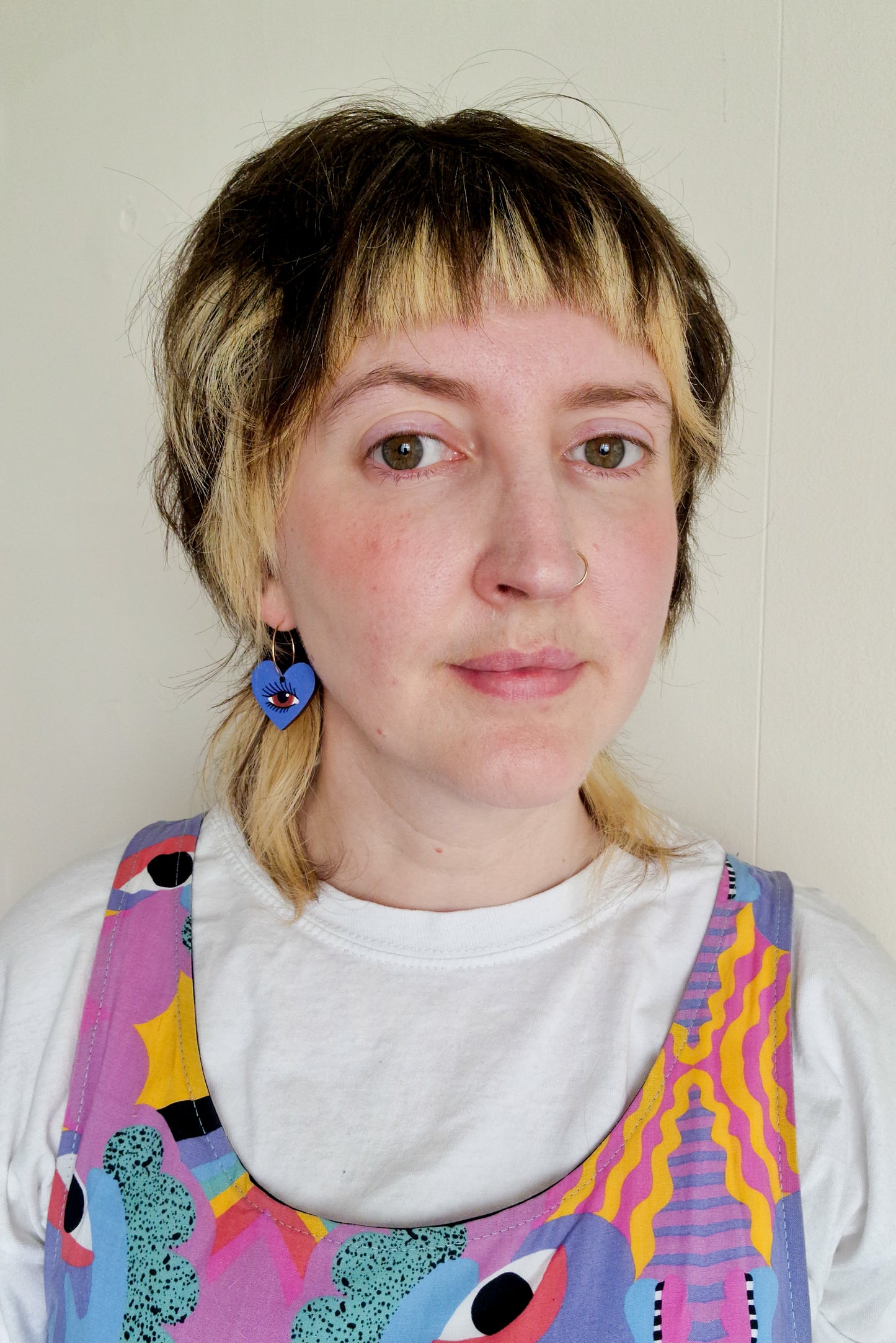 Blue Lovers Eye Earrings