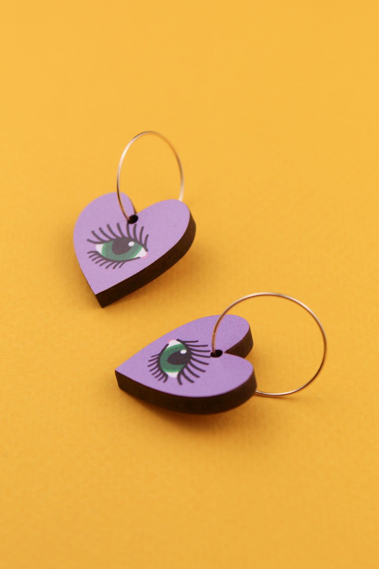Lilac Lovers Eye Earrings