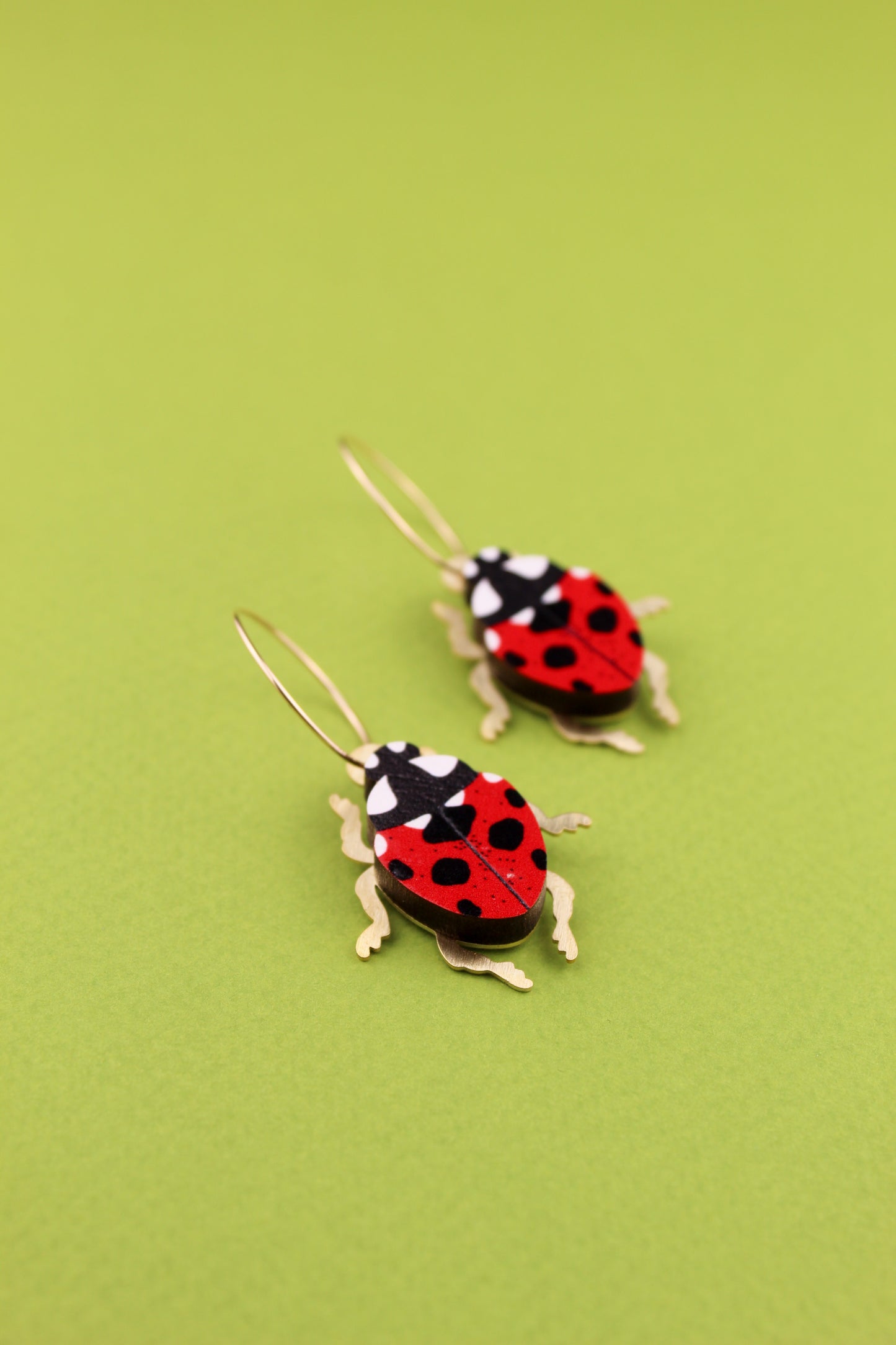 Red Ladybird Earrings