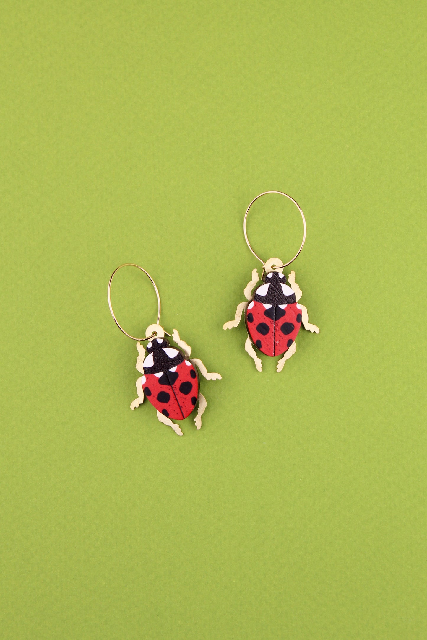 Red Ladybird Earrings