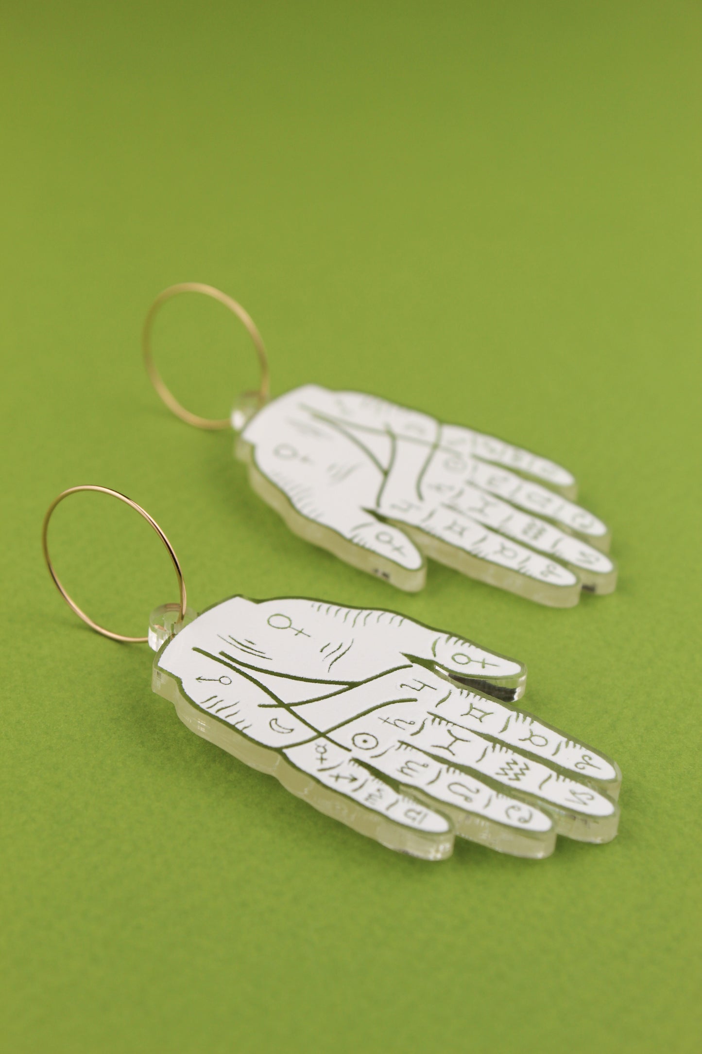 Palmistry Hand Earrings
