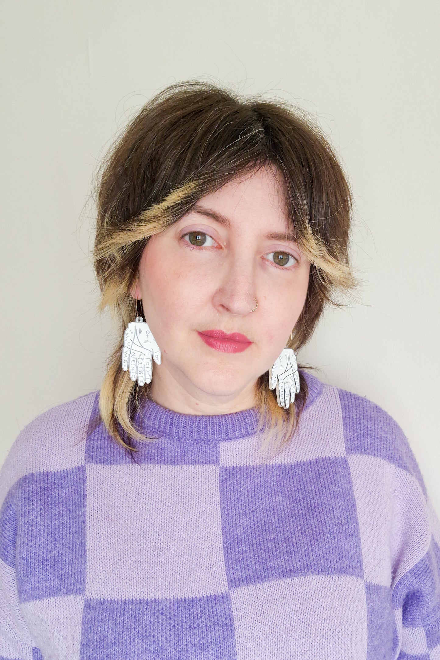 Palmistry Hand Earrings