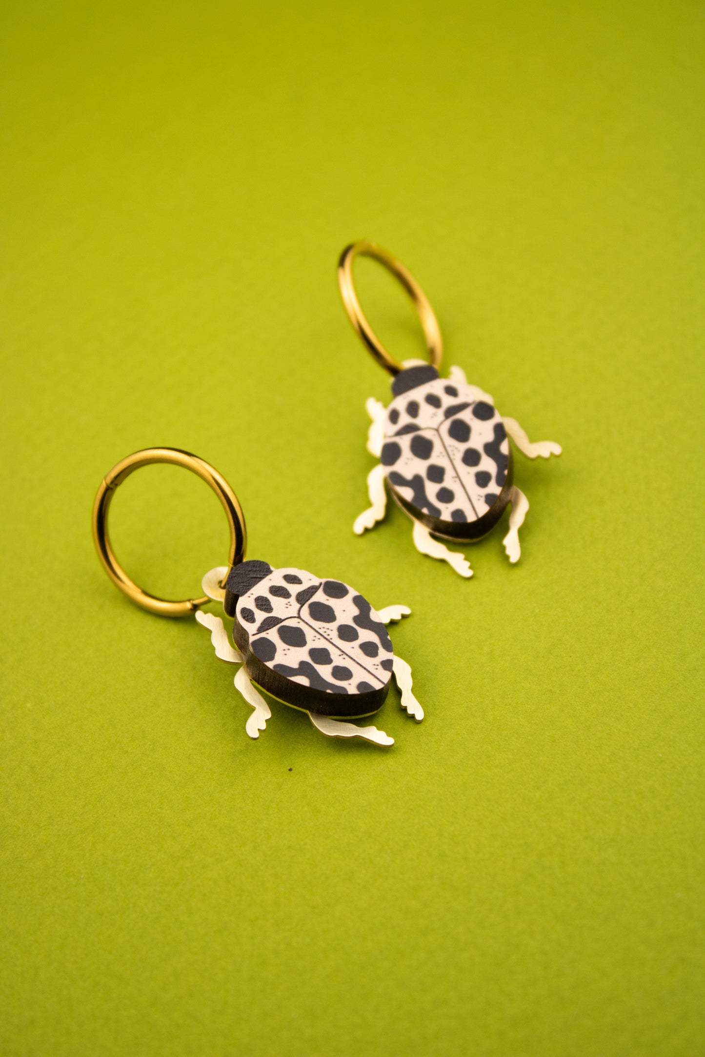 Ivory Ladybird Earrings