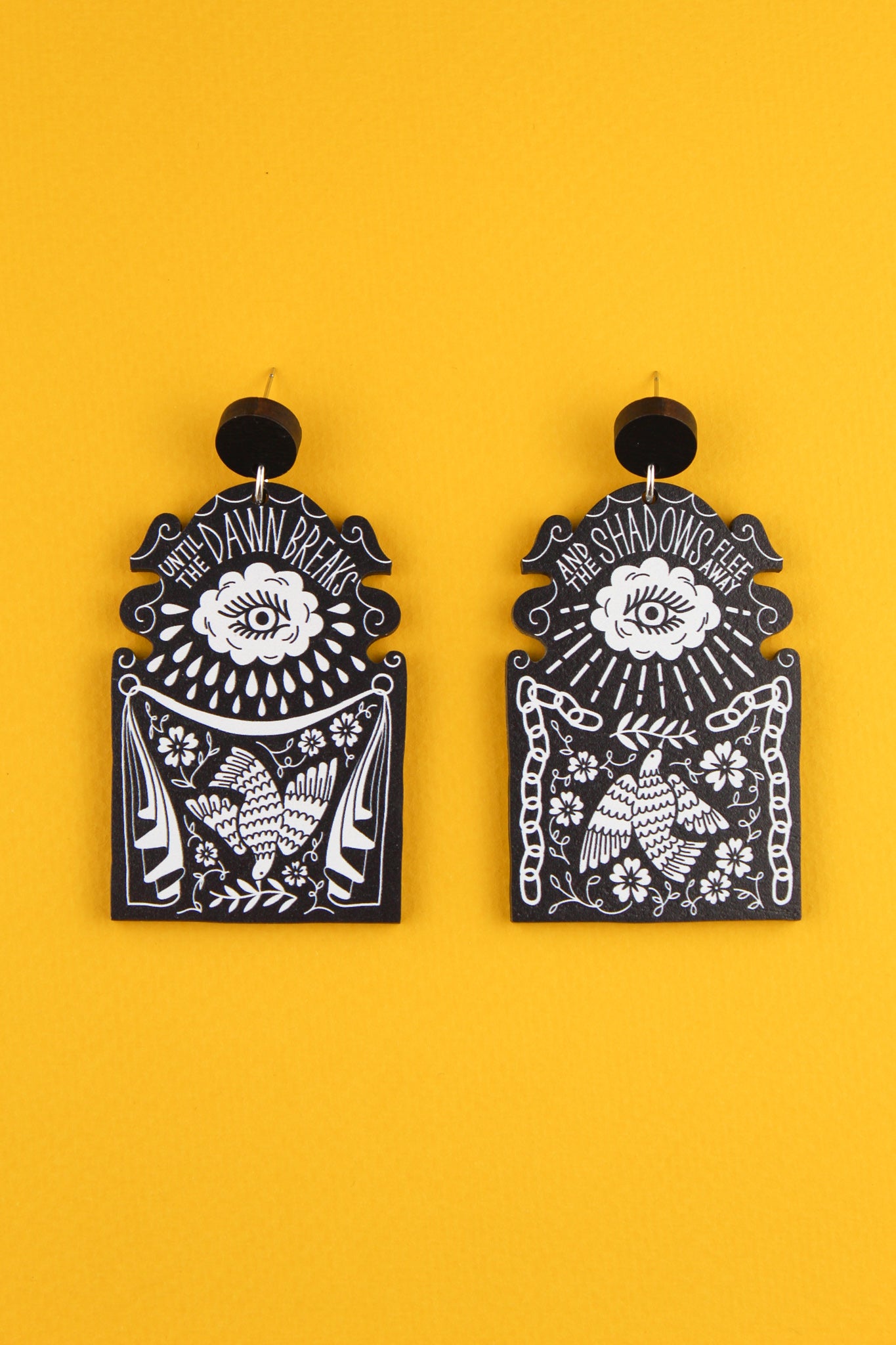 Gravestone Earrings