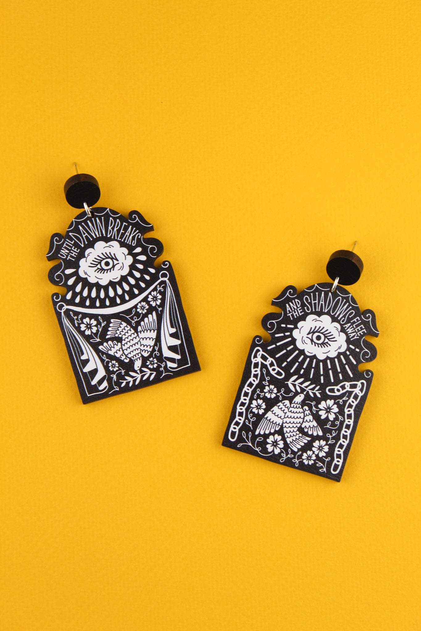 Gravestone Earrings