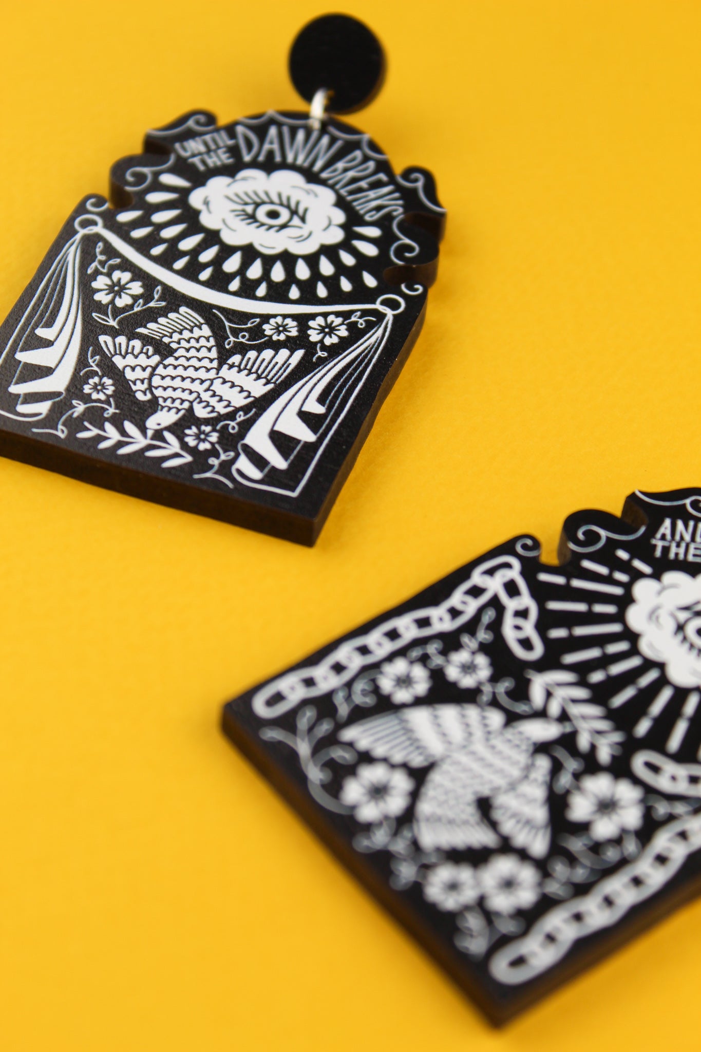 Gravestone Earrings