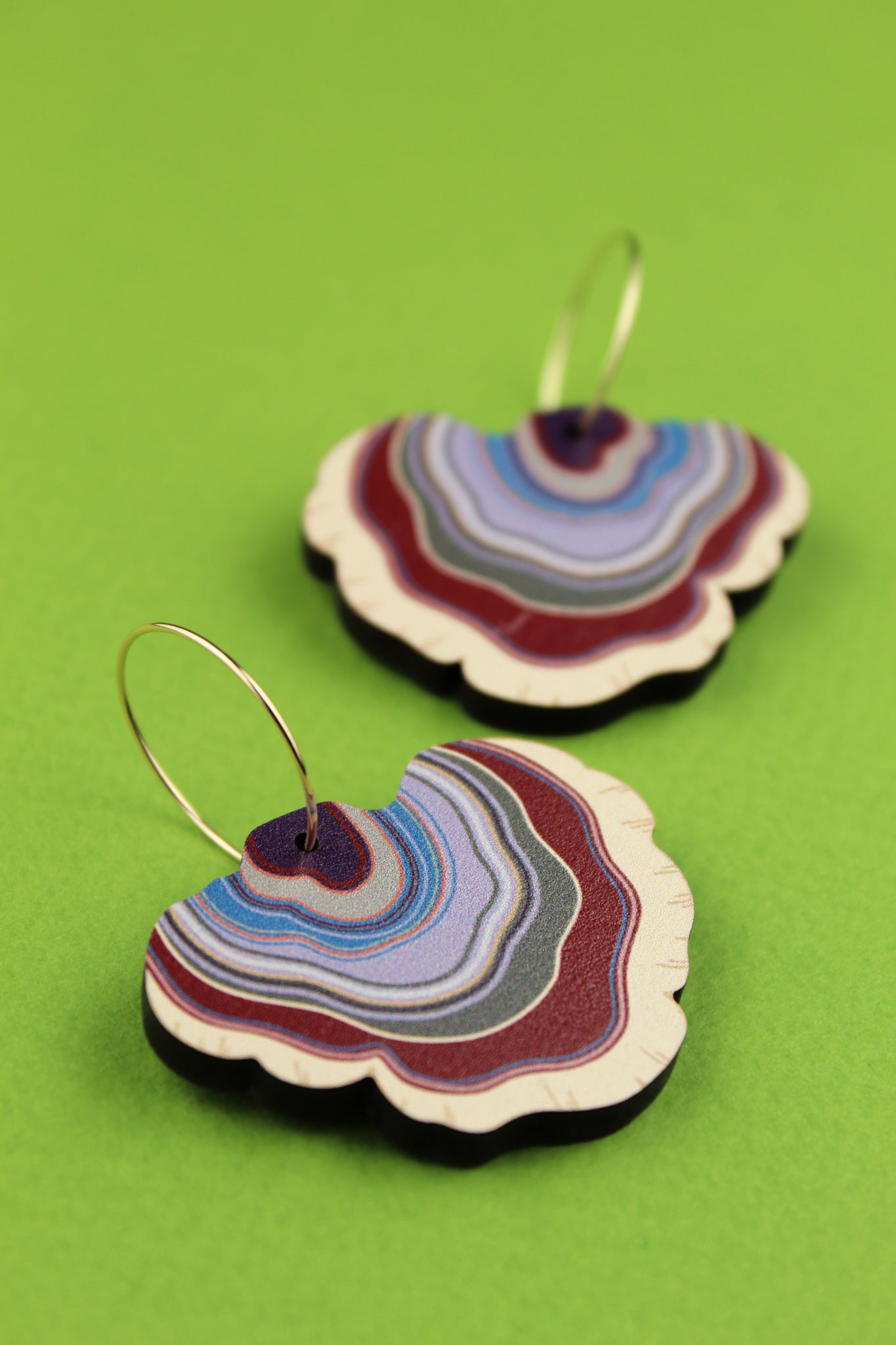 Turkey Tail Earrings