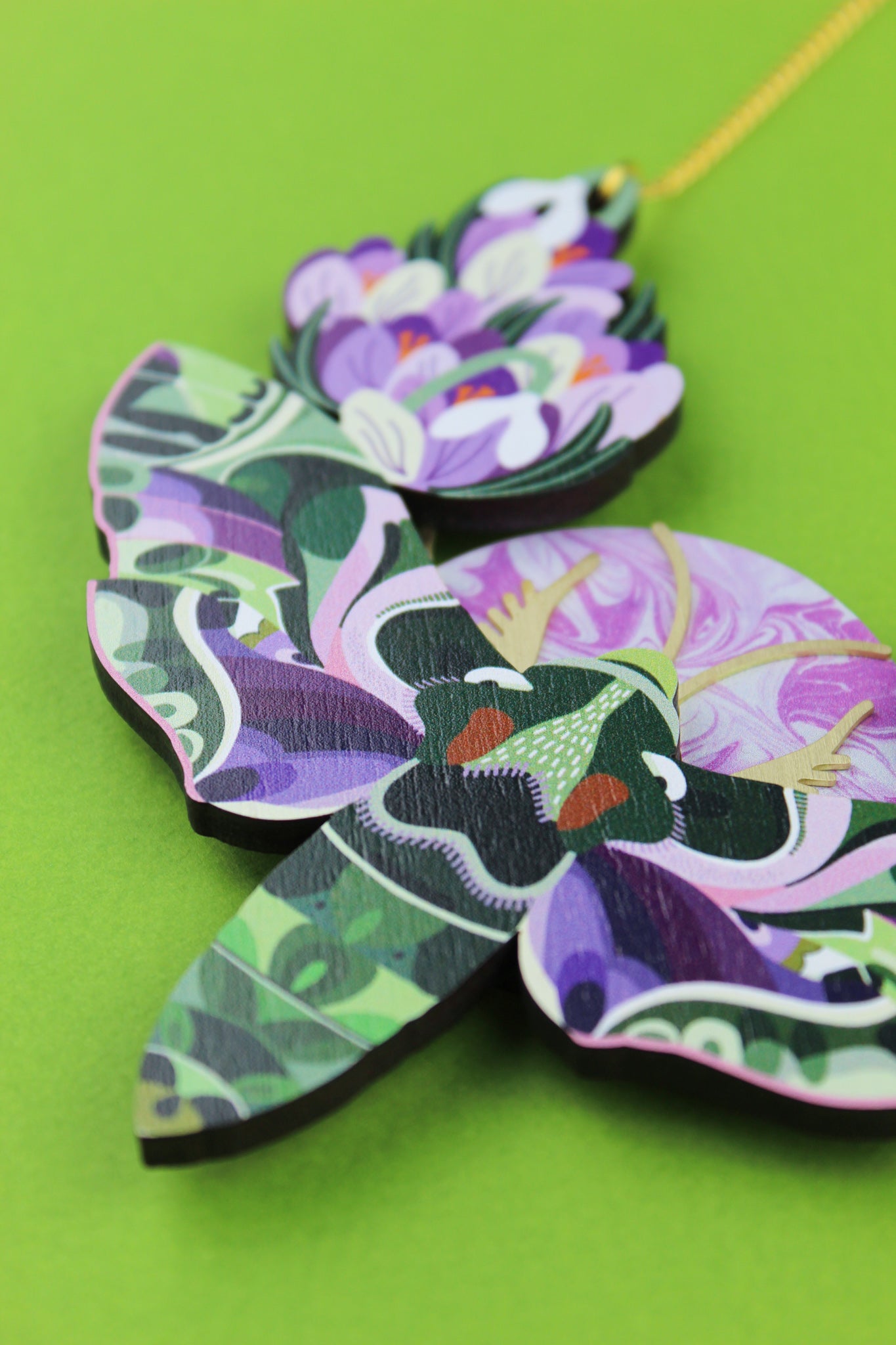 Crocus Hawk Necklace