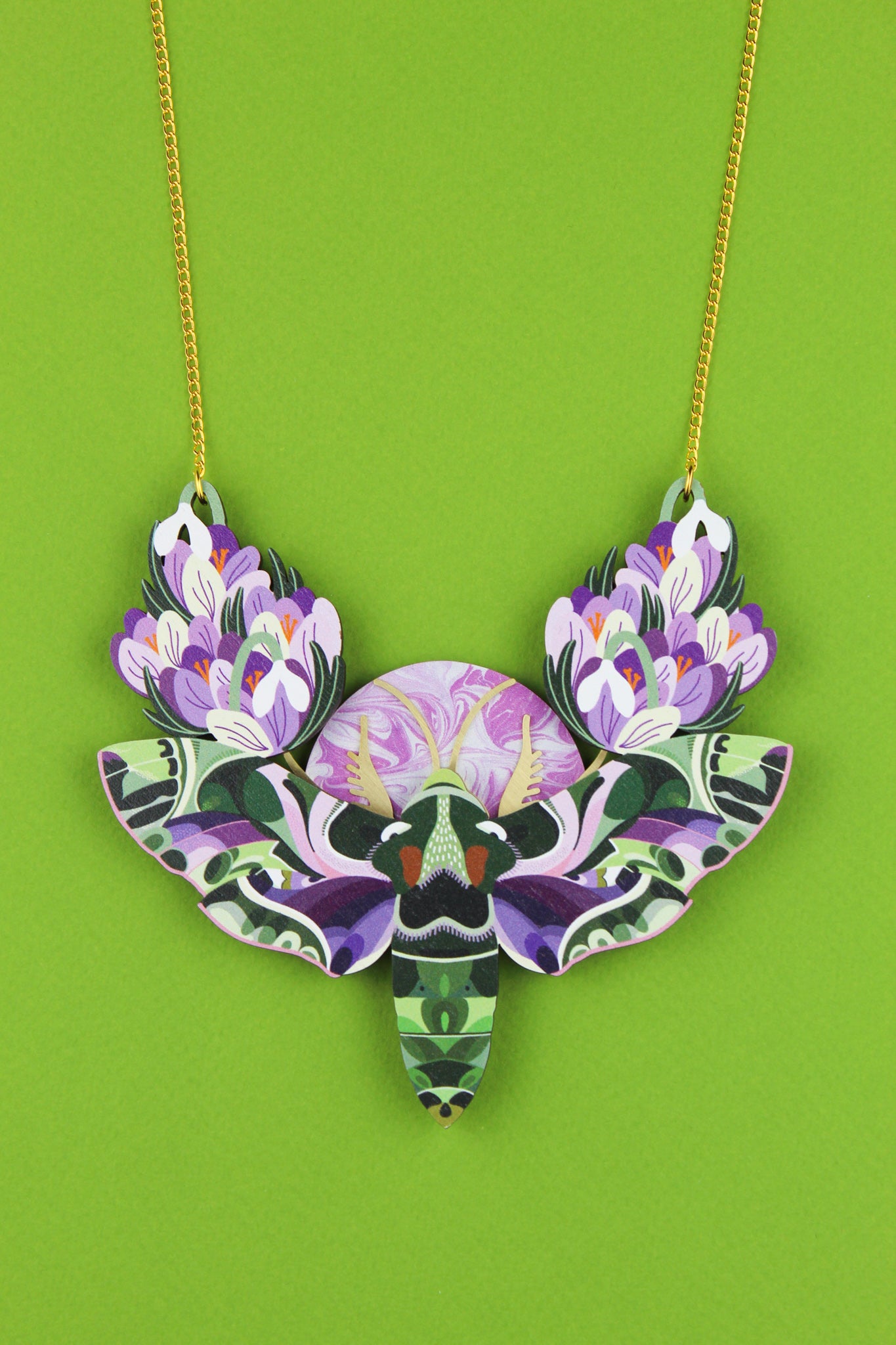 Crocus Hawk Necklace