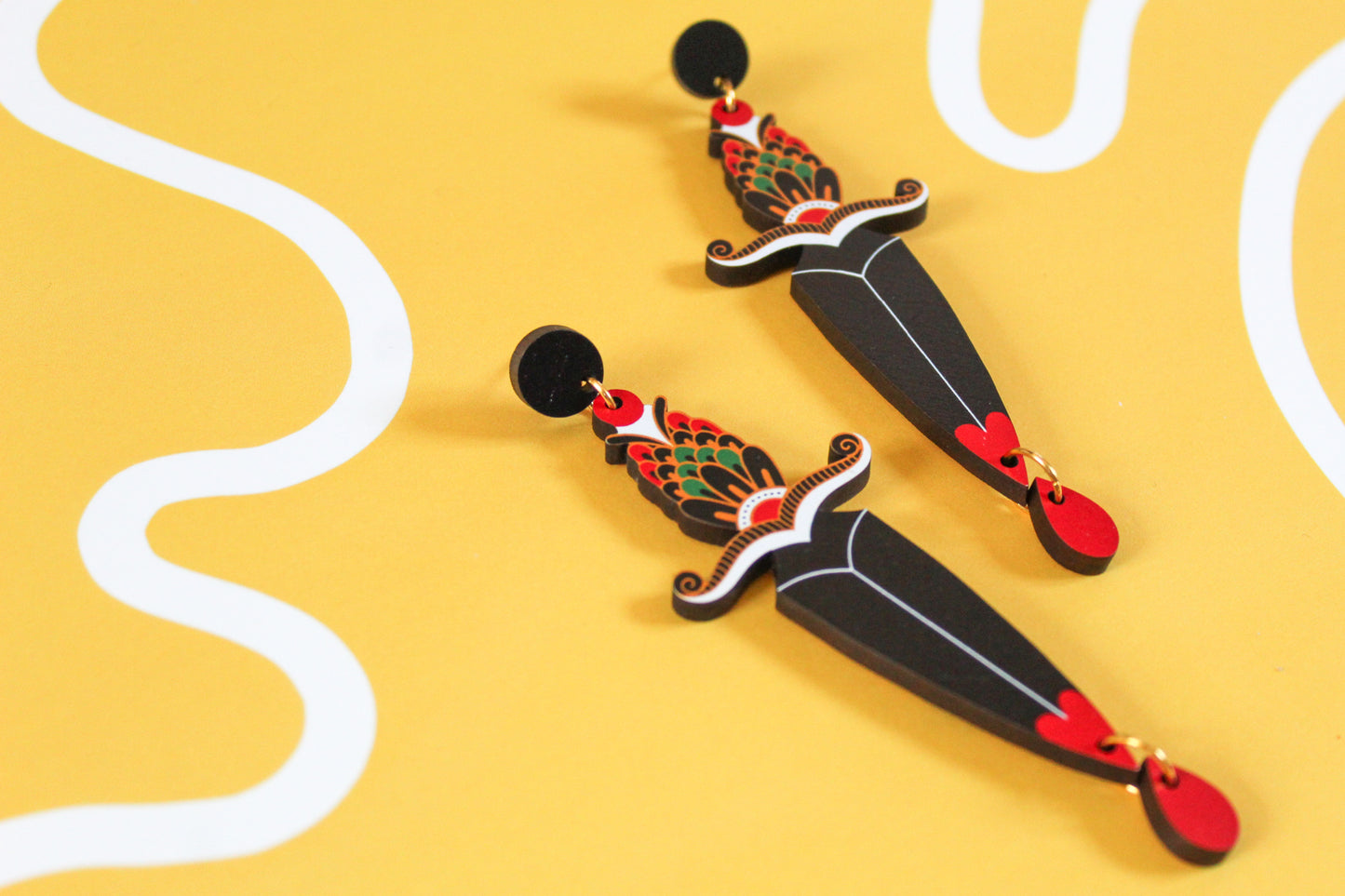 Dagger Earrings
