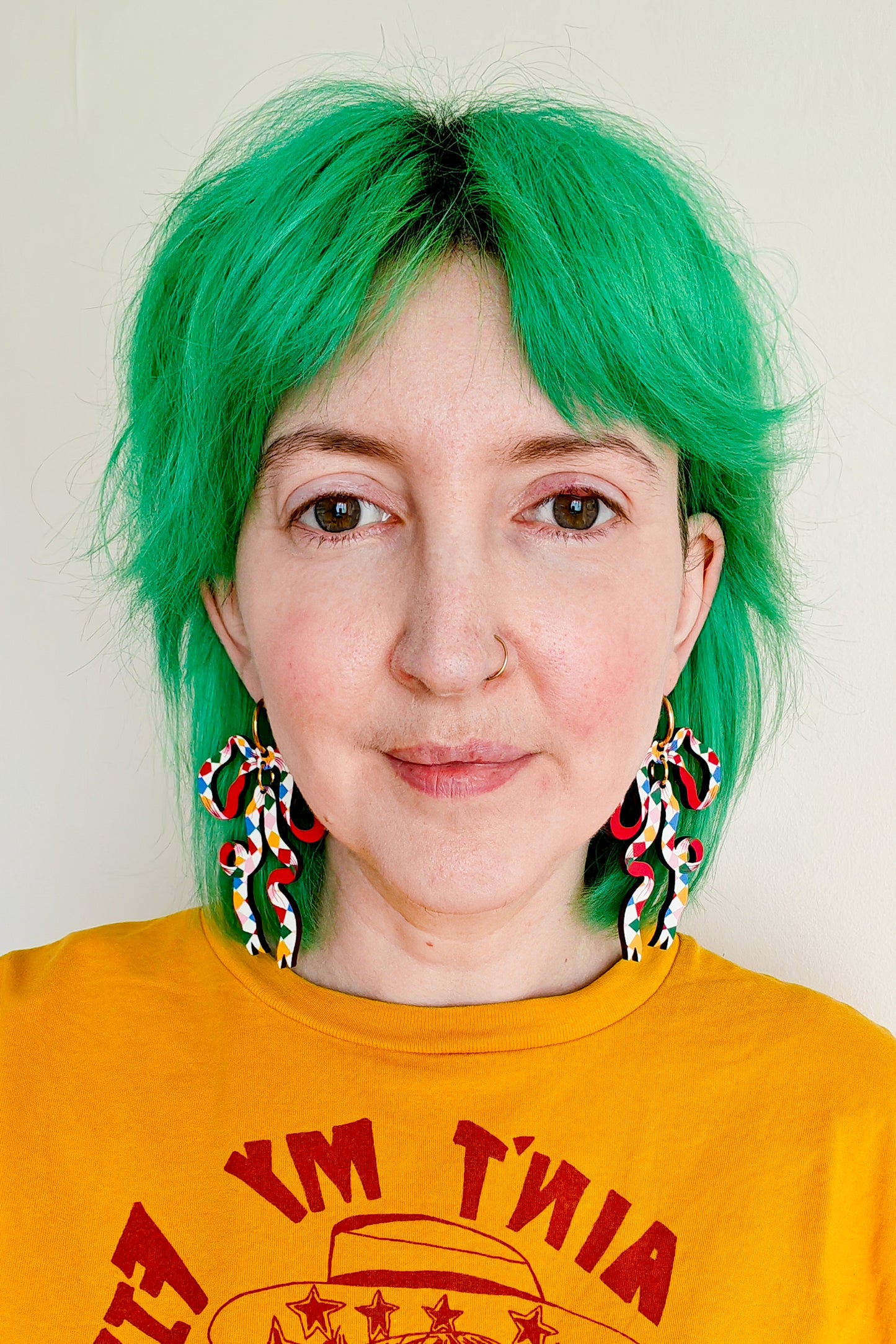 Harlequin Bow Earrings