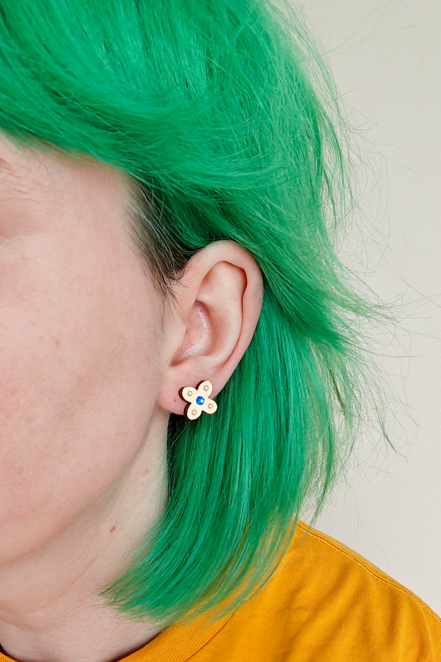 Blue Tudor Studs