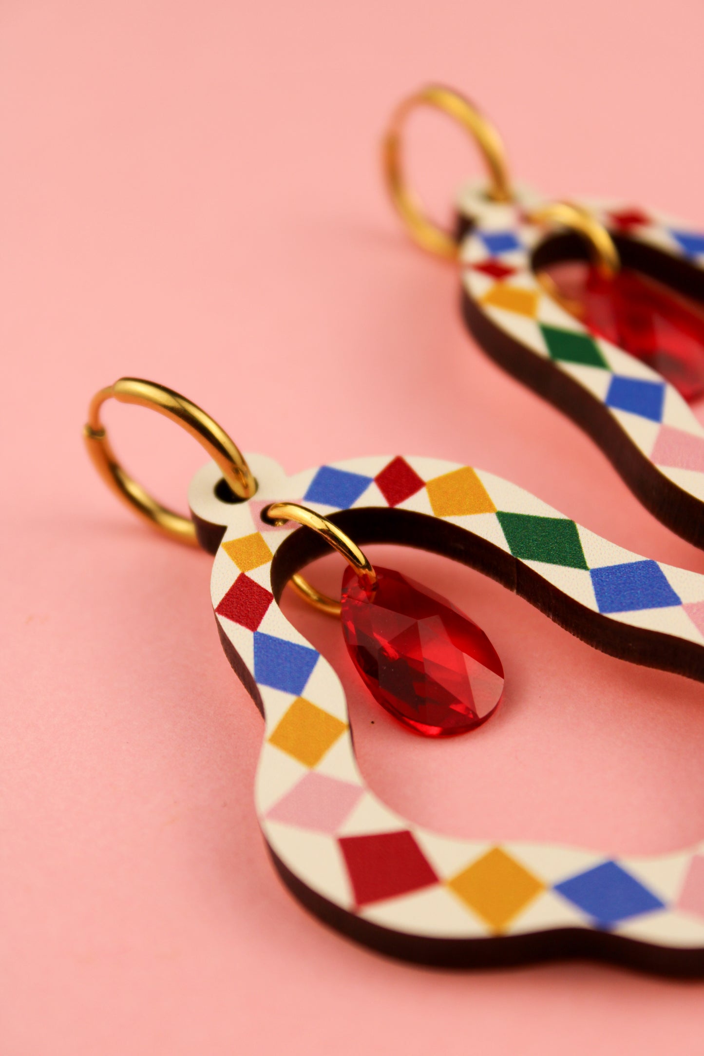 Abstract HarleQueen Earrings