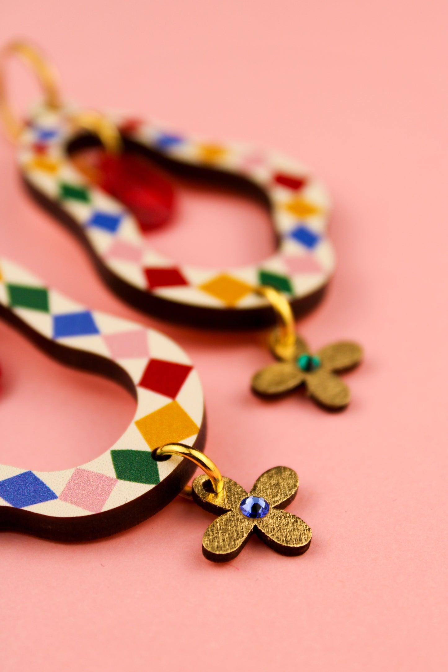 Abstract HarleQueen Earrings