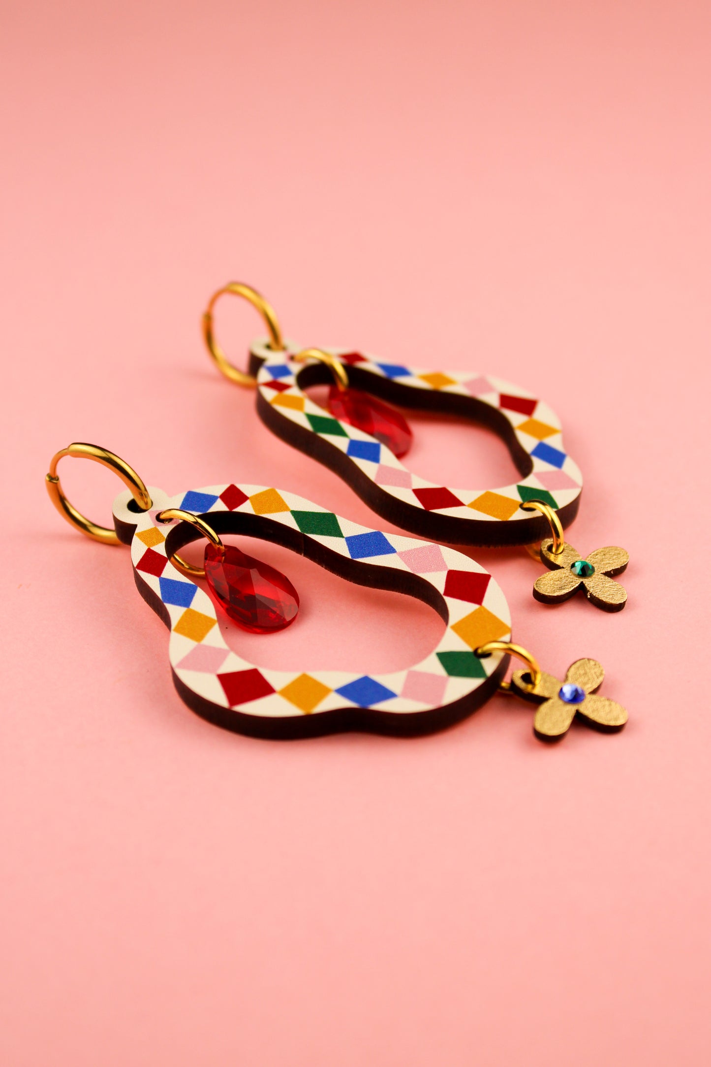 Abstract HarleQueen Earrings