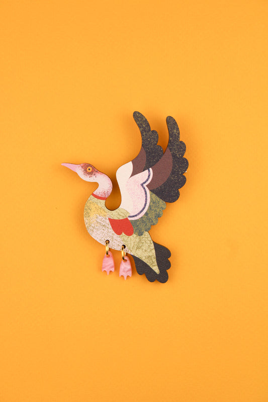 Egyptian Goose Brooch