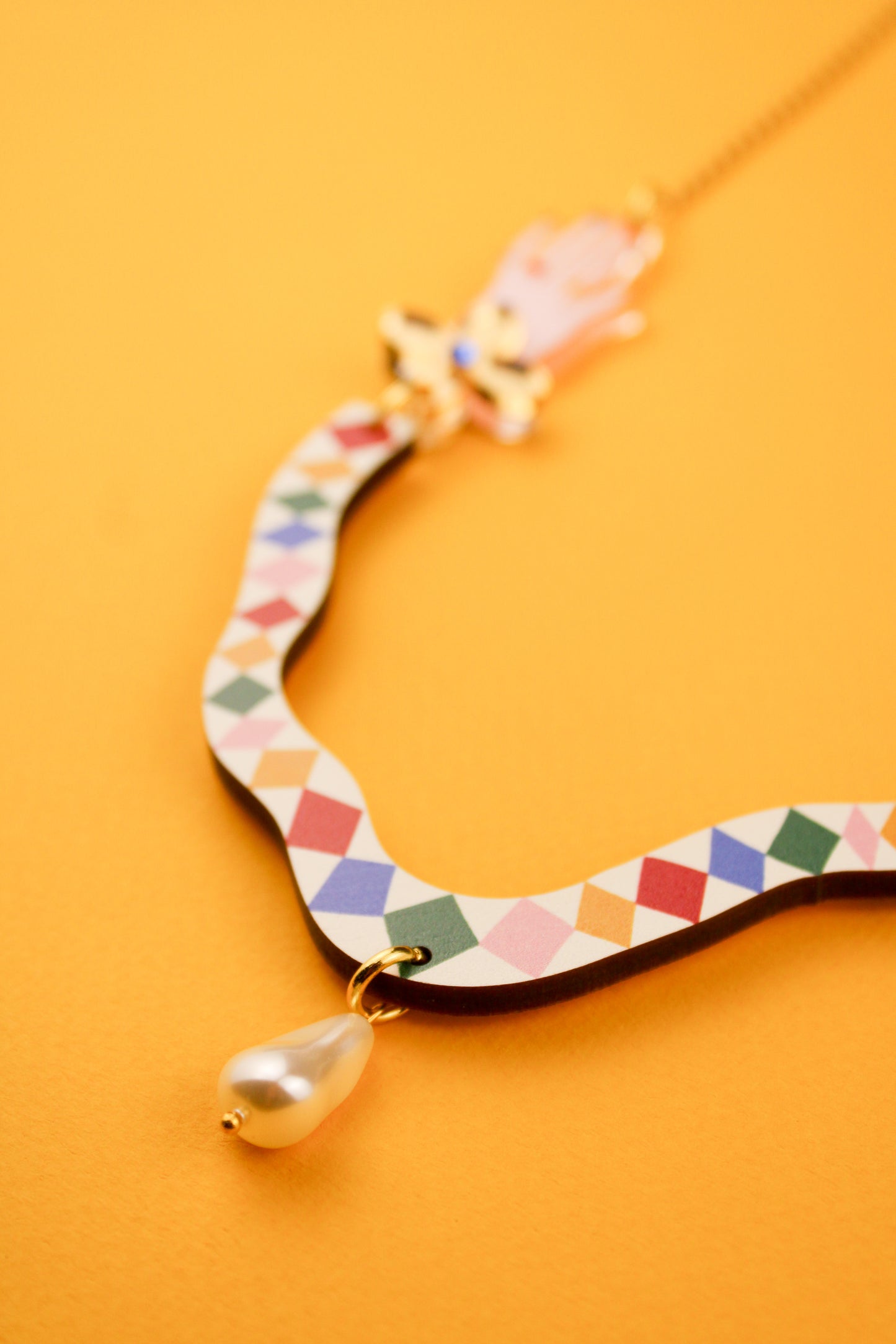 Harlequin Hand Necklace PRE ORDER
