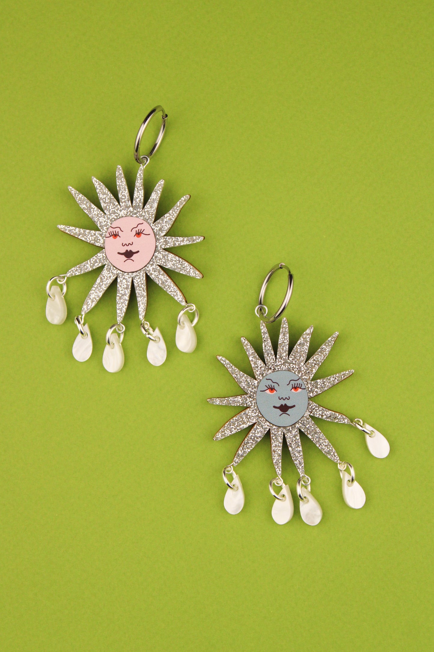 Sparkling Moon Earrings PRE ORDER