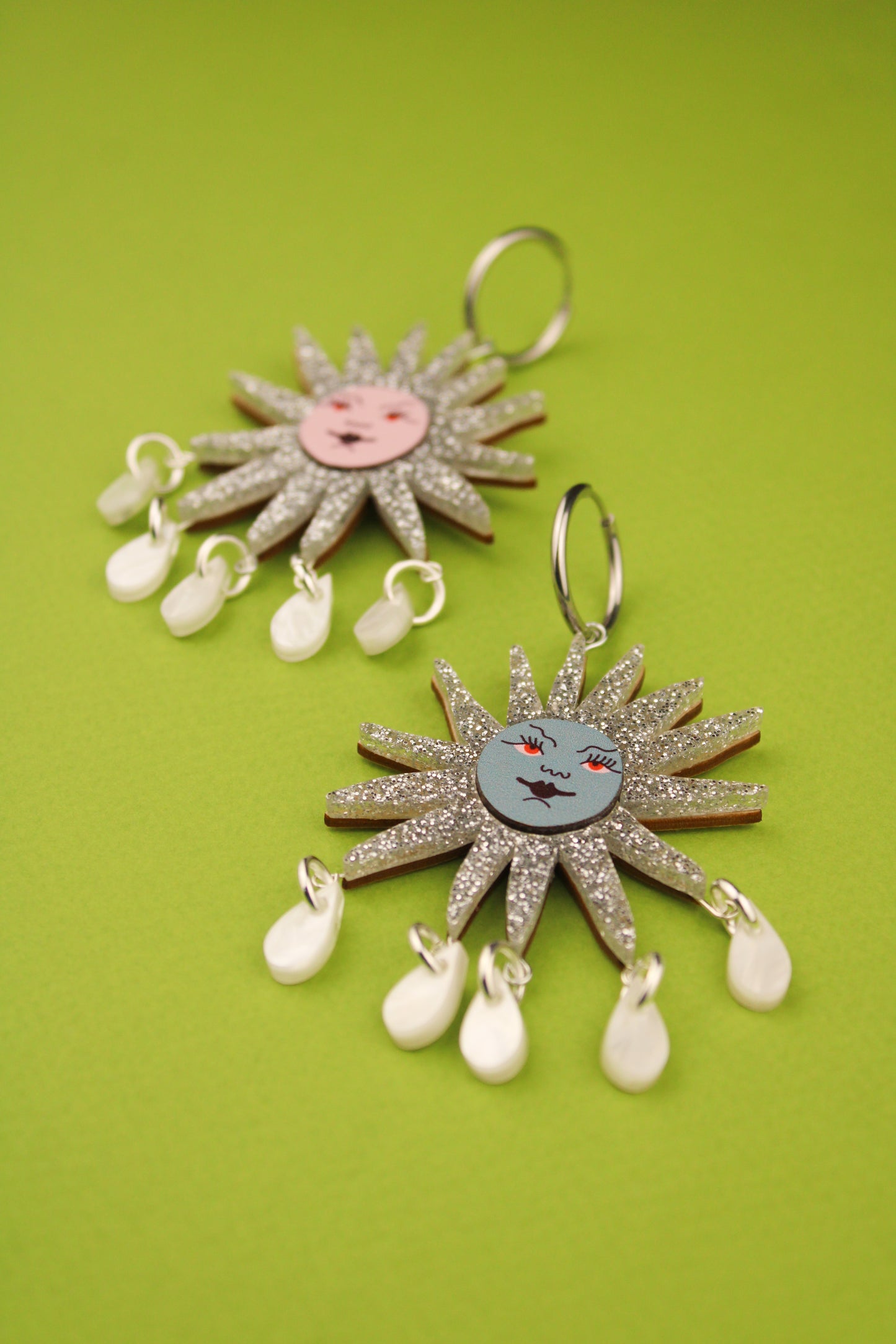 Sparkling Moon Earrings PRE ORDER
