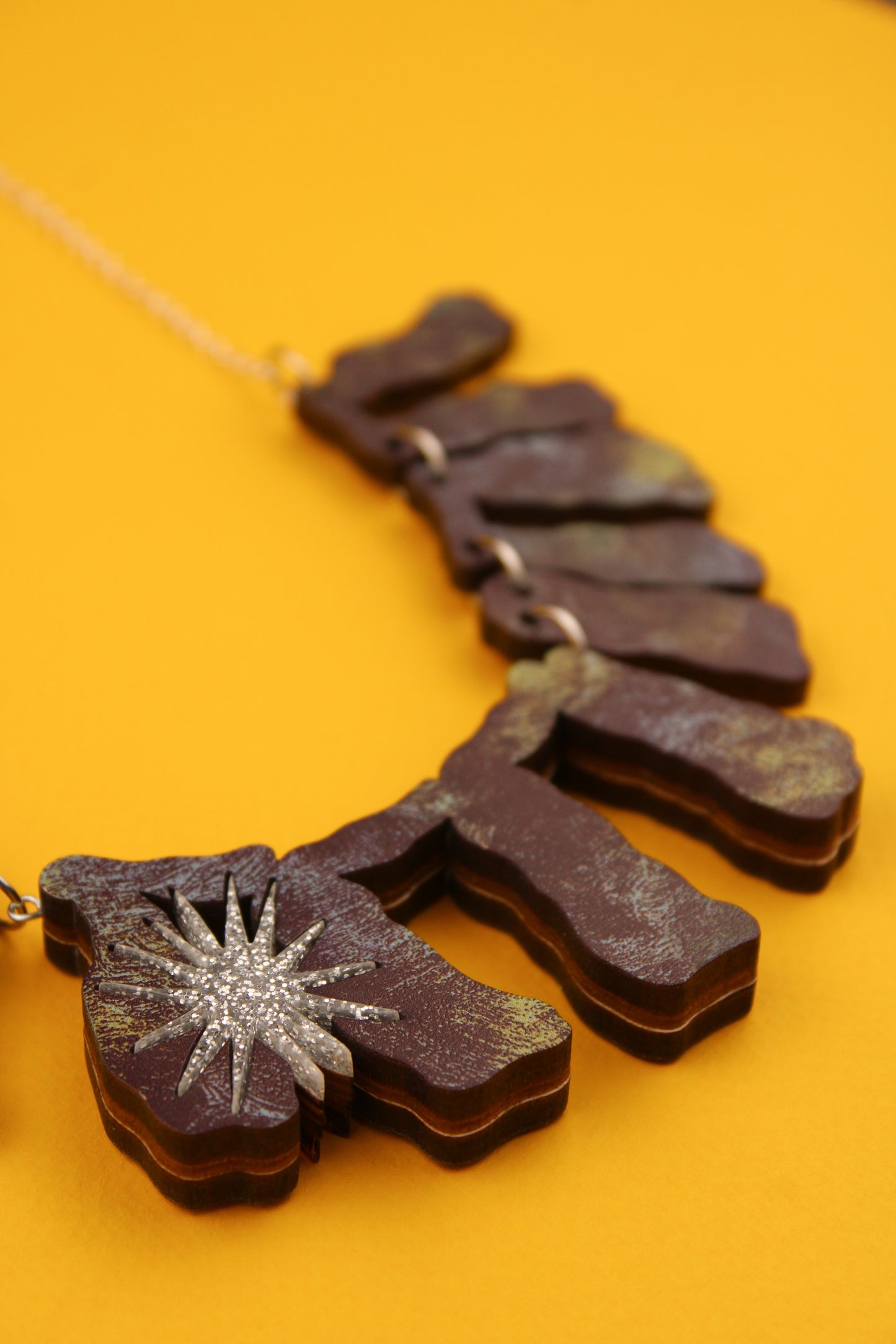 Stonehenge Day to Night Double Sided Necklace PRE ORDER