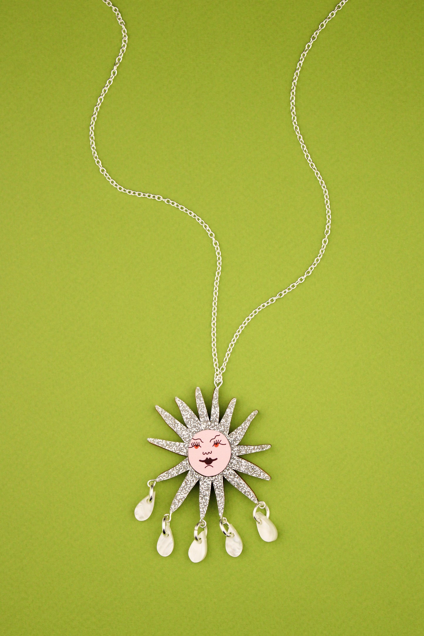 Sparkling Moon Pendant PRE ORDER