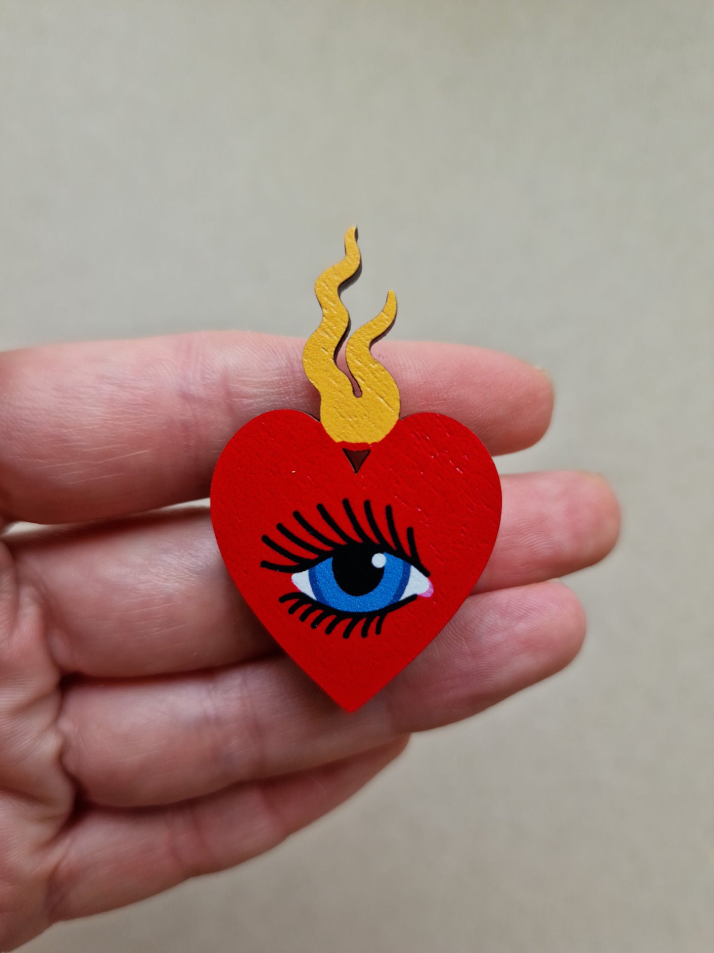 SECONDS Sacred Heart Brooch