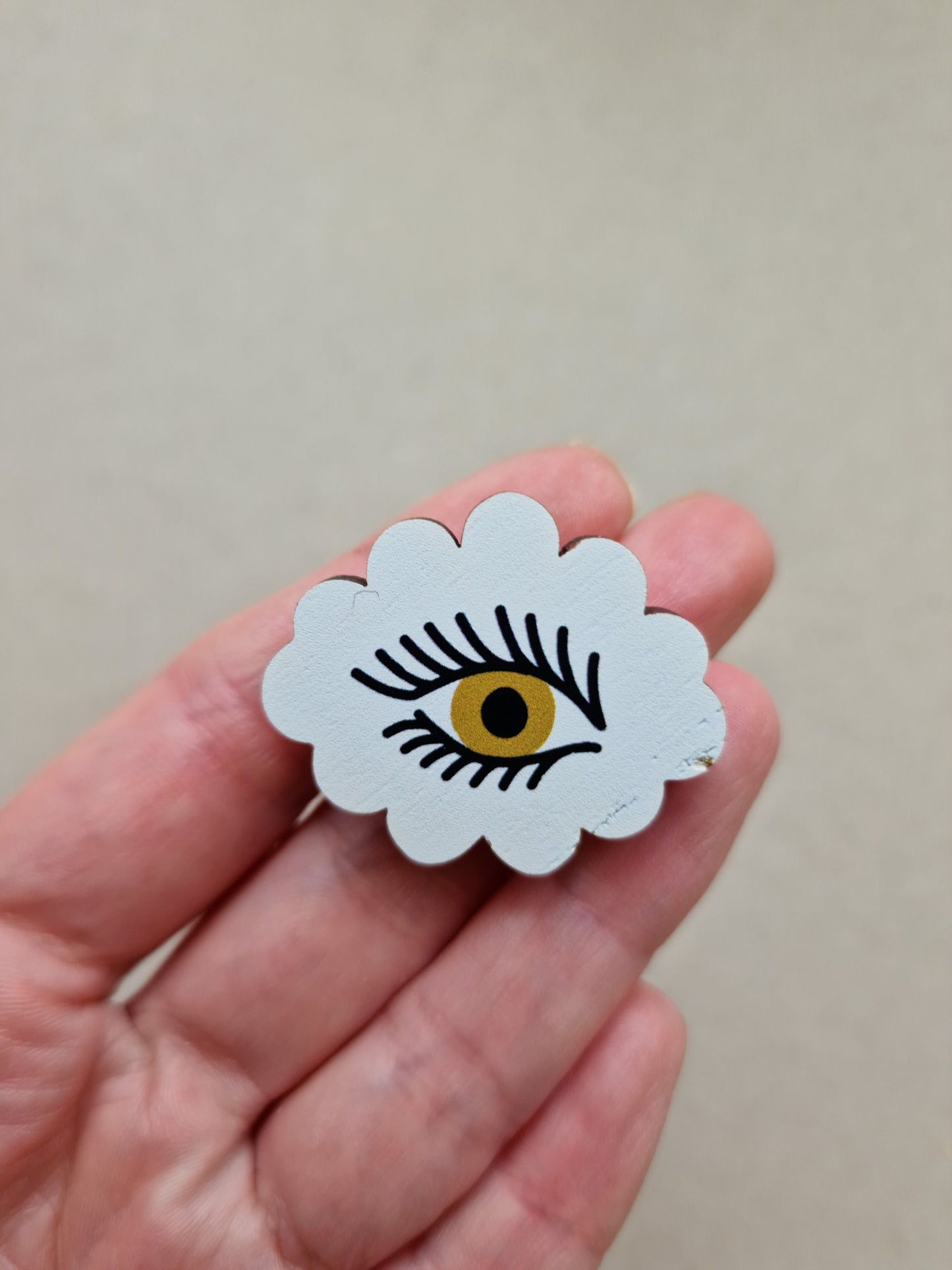 SECONDS White Cloud Brooch