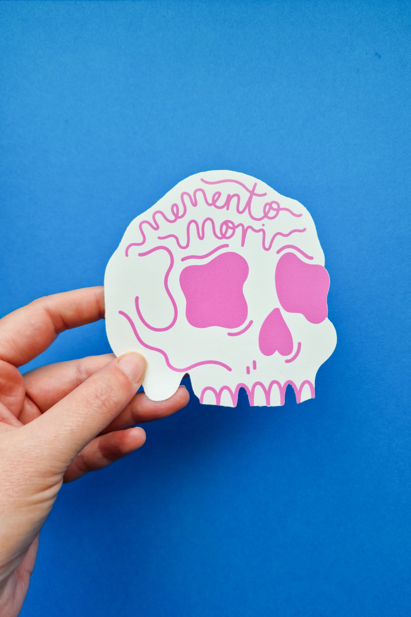 Autocollant XL Memento Mori Skull