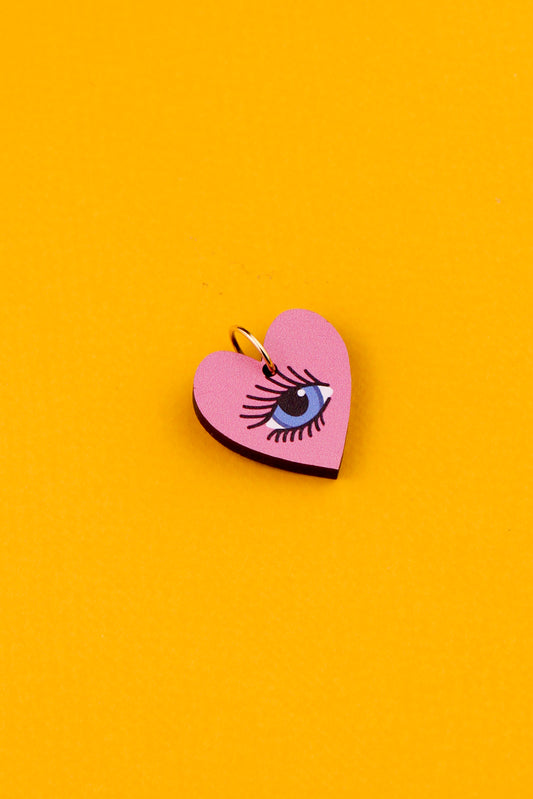 Pink Lovers Eye Charm
