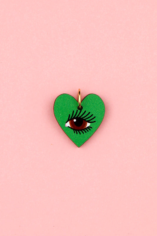 Green Lovers Eye Charm