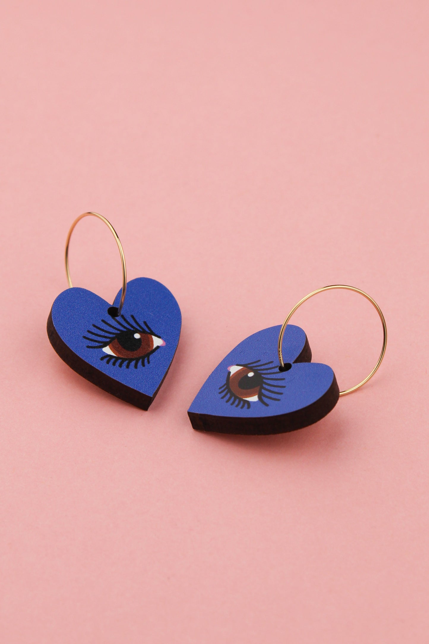 Blue Lovers Eye Earrings