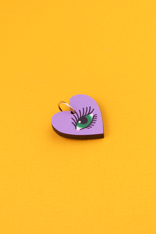 Lilac Lovers Eye Charm